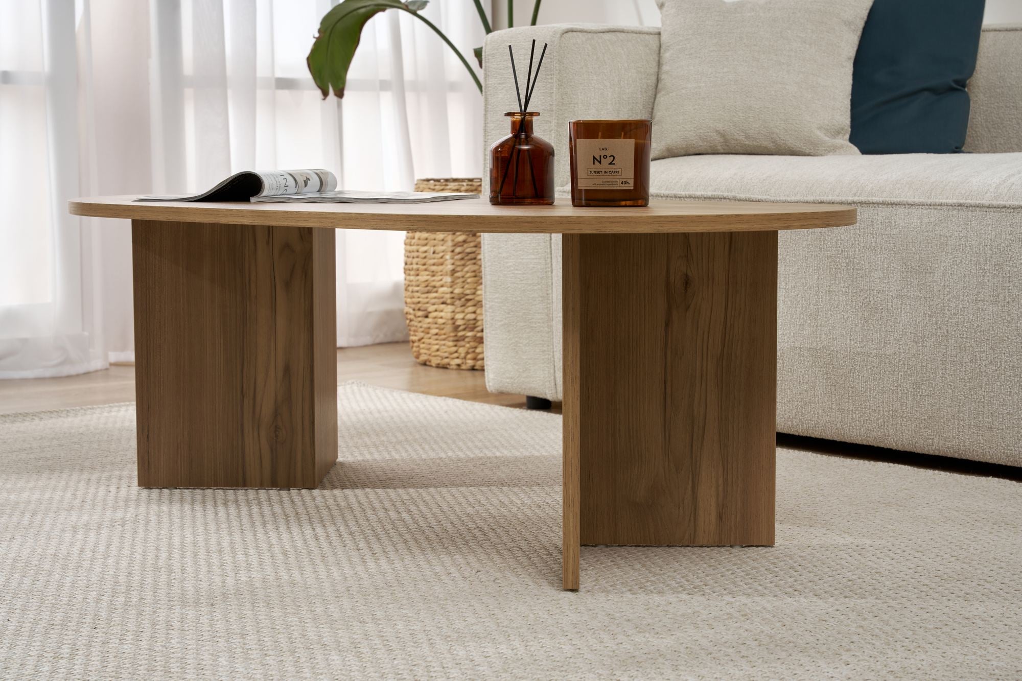 Rani Home Orta Sehpa Meşe 119Cm AB-5293
