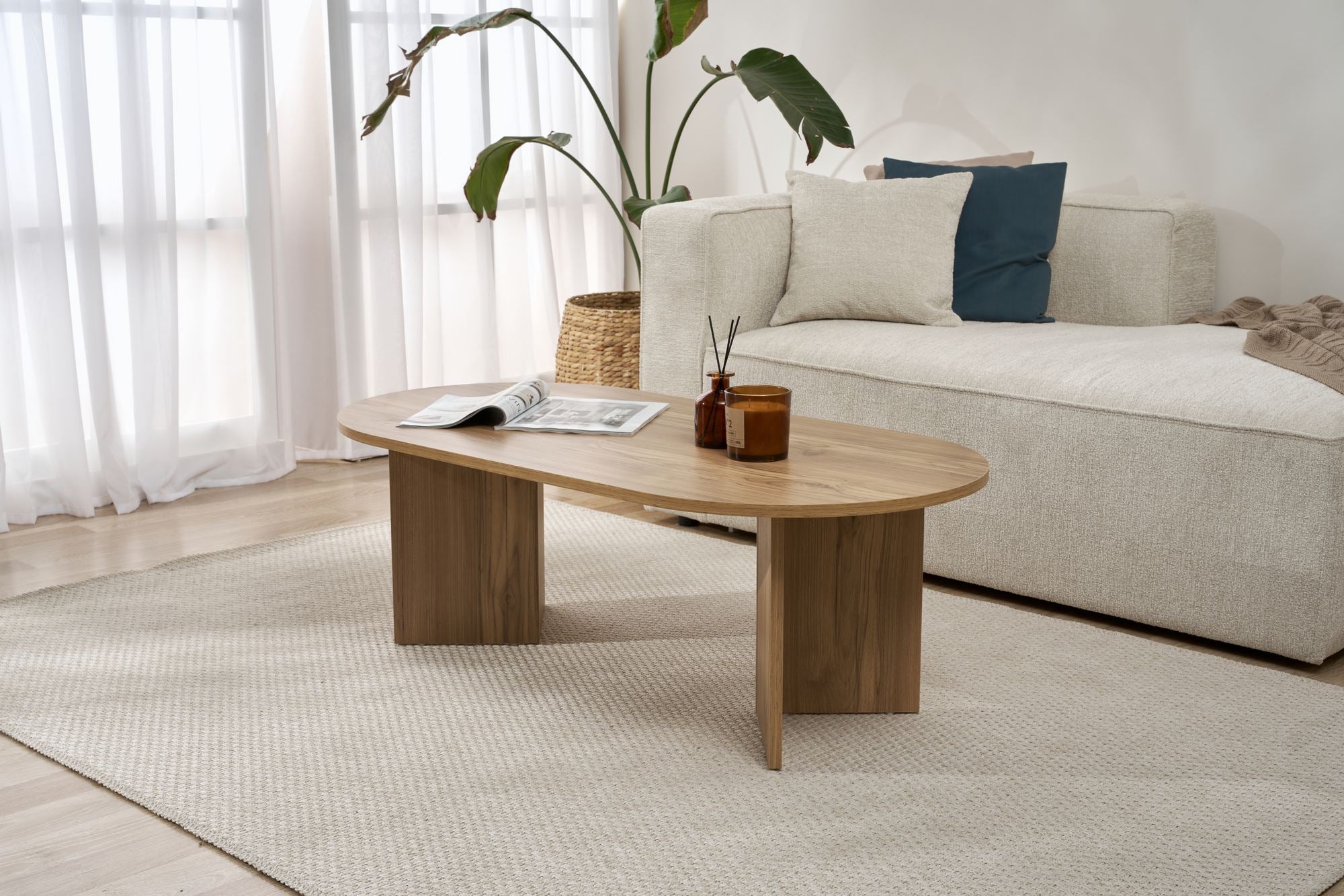 Rani Home Orta Sehpa Meşe 119Cm AB-5293