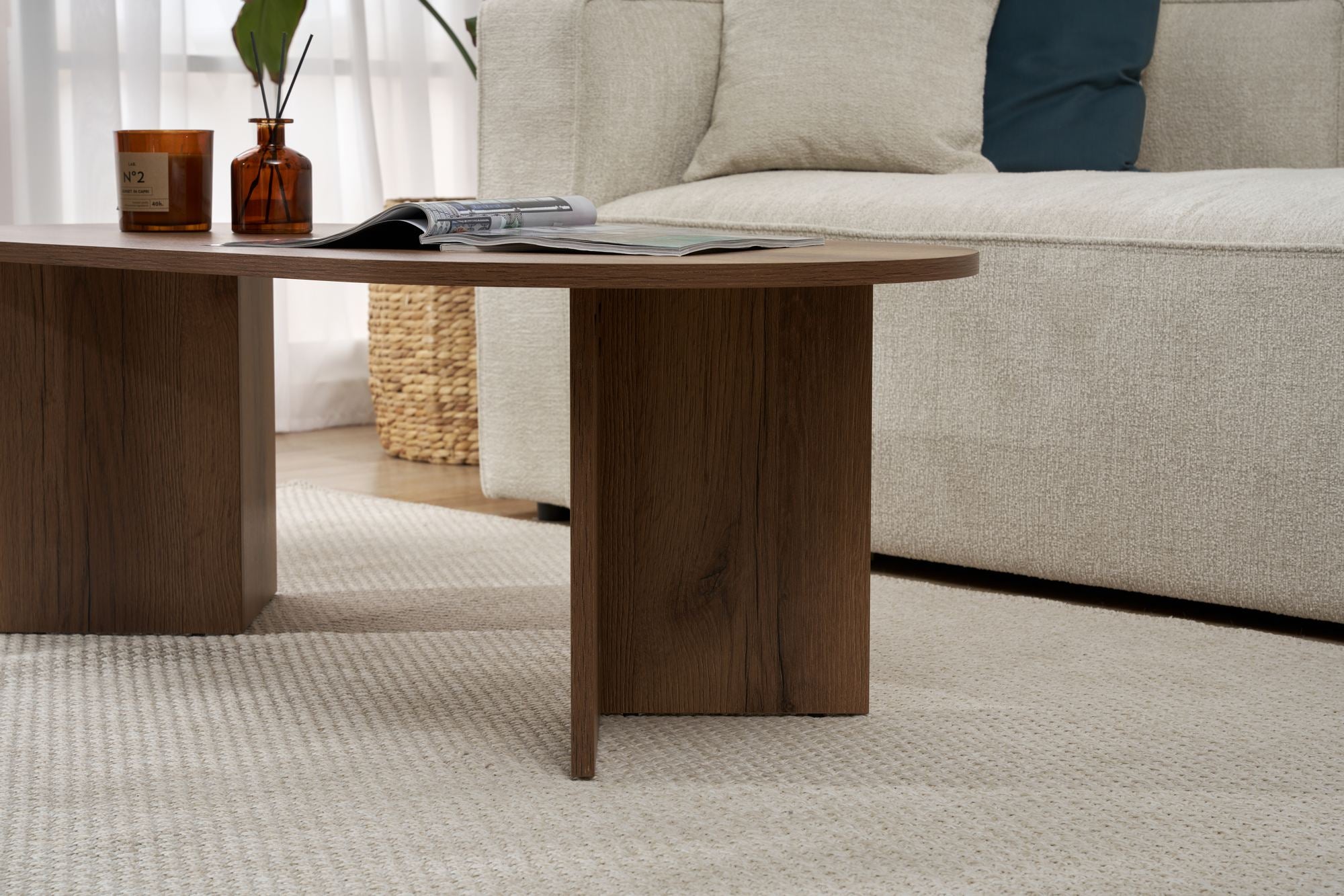 Rani Home Orta Sehpa Siana Ceviz 119Cm AB-5294