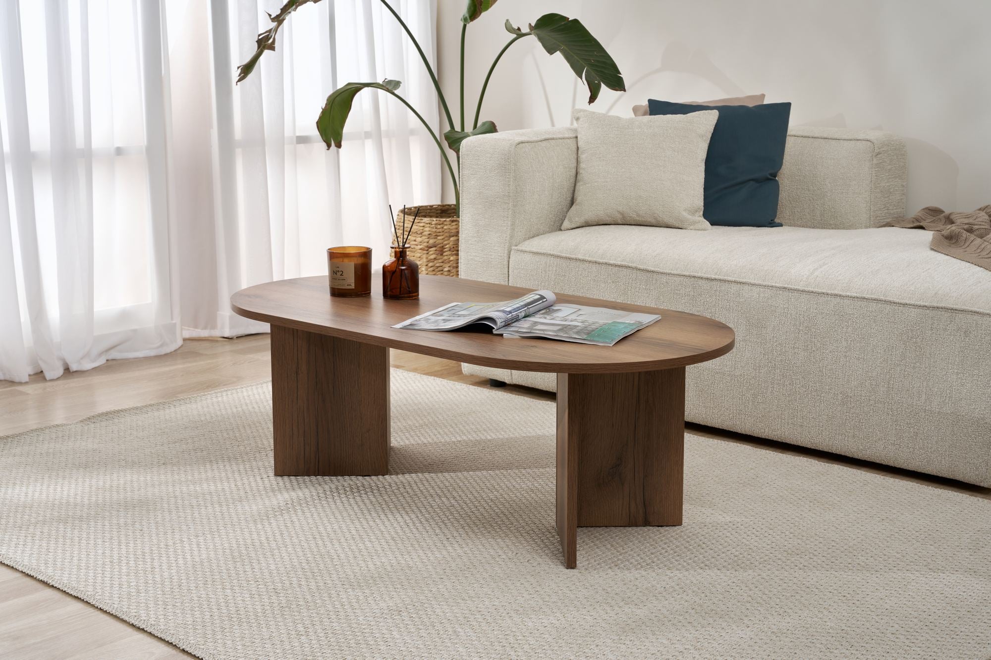 Rani Home Orta Sehpa Siana Ceviz 119Cm AB-5294