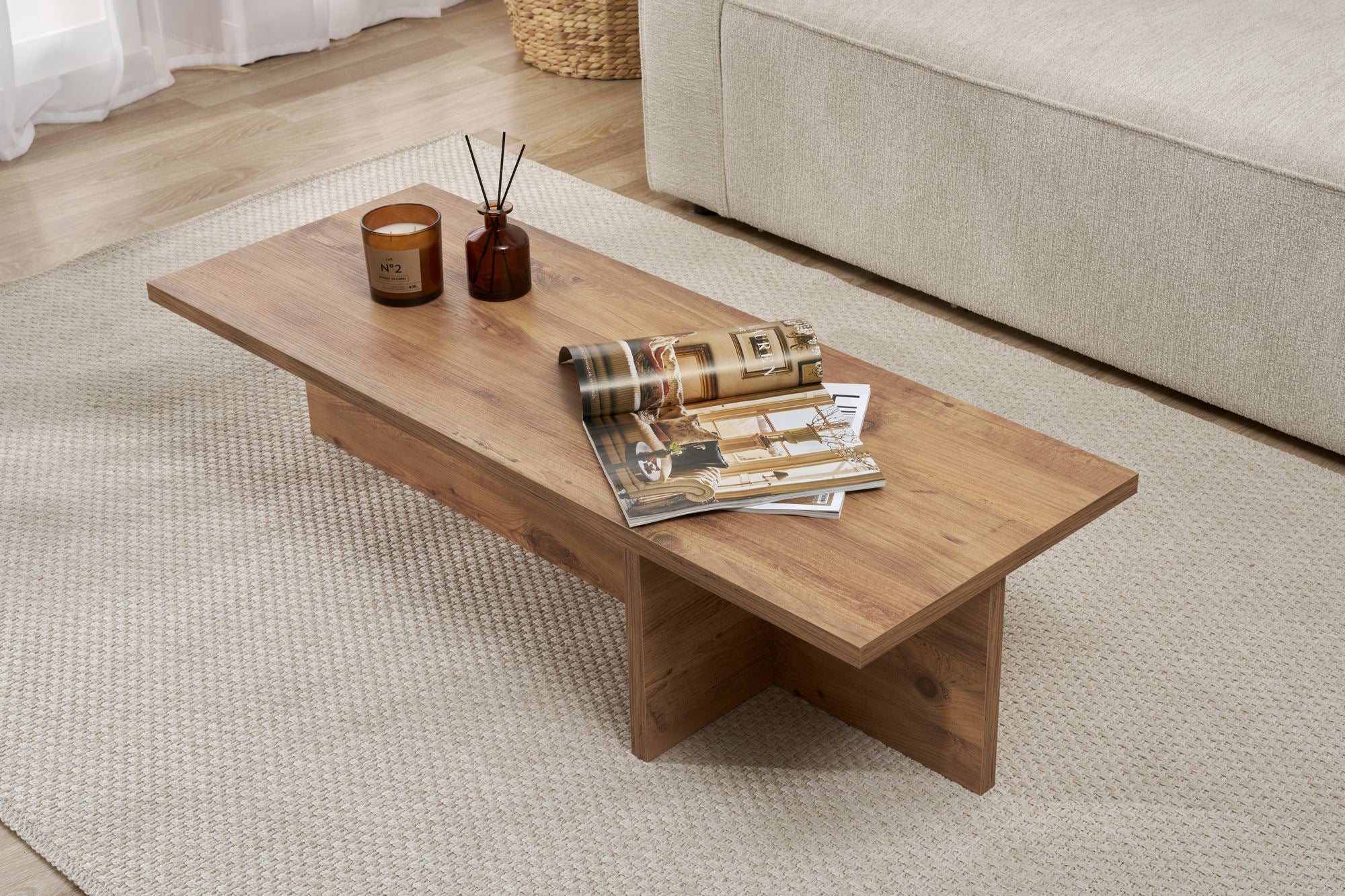 Rani Home Orta Sehpa Atlantik Çam 120Cm AB-5297