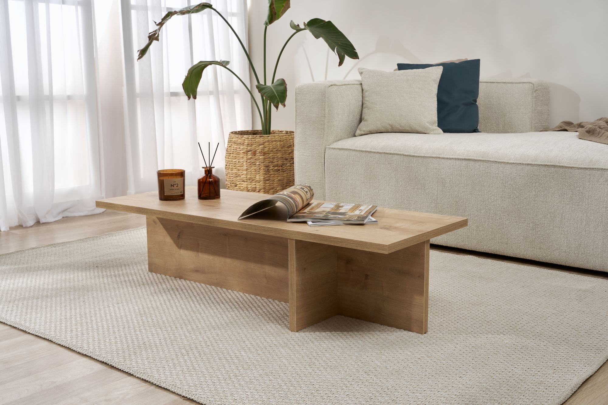 Rani Home Orta Sehpa Safir Meşe 120Cm AB-5298