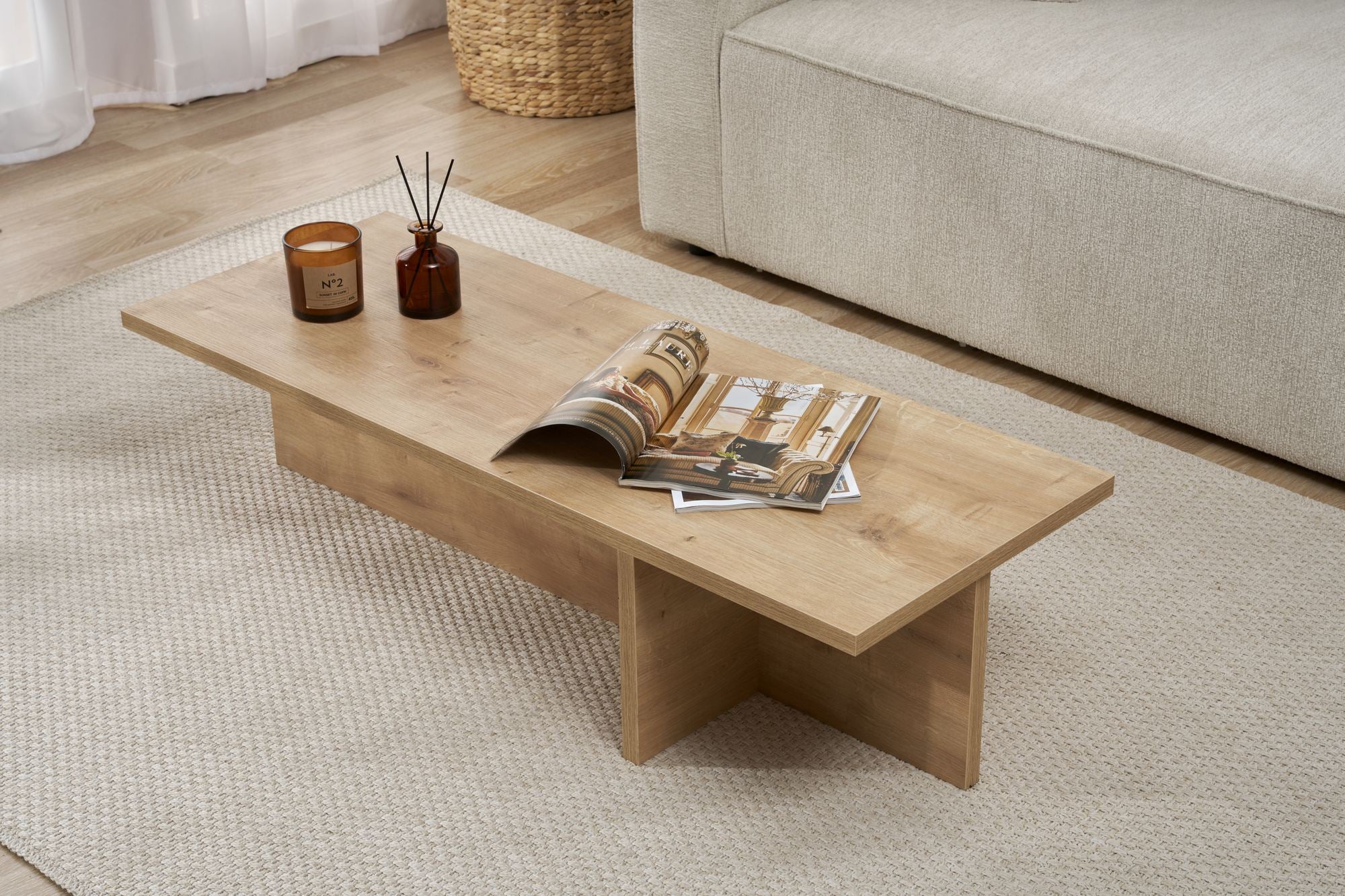 Rani Home Orta Sehpa Safir Meşe 120Cm AB-5298