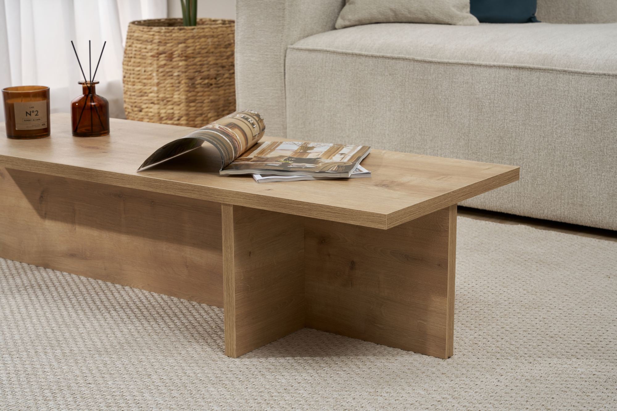 Rani Home Orta Sehpa Safir Meşe 120Cm AB-5298