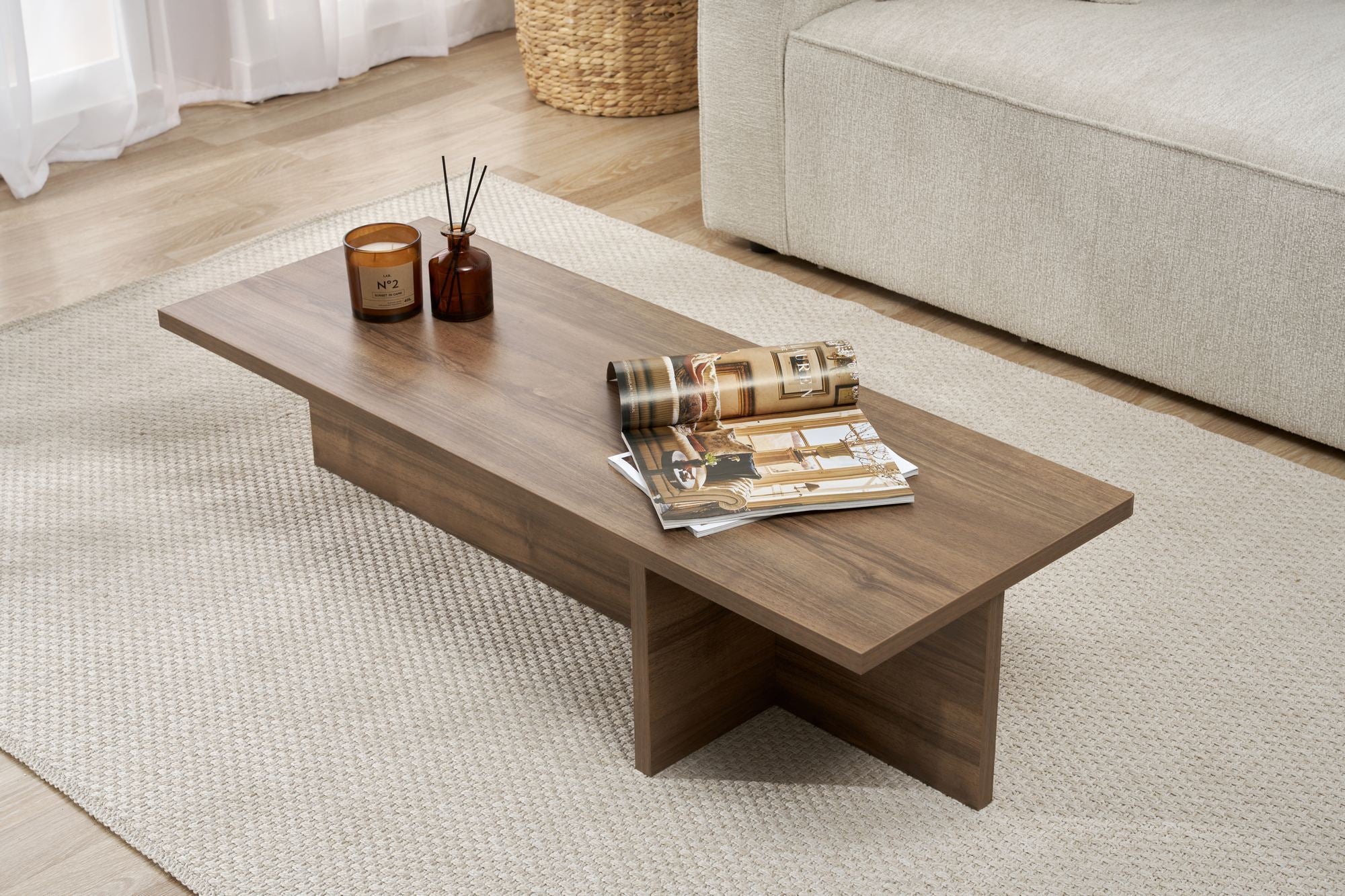 Rani Home Orta Sehpa Venezia Ceviz 120Cm AB-5301