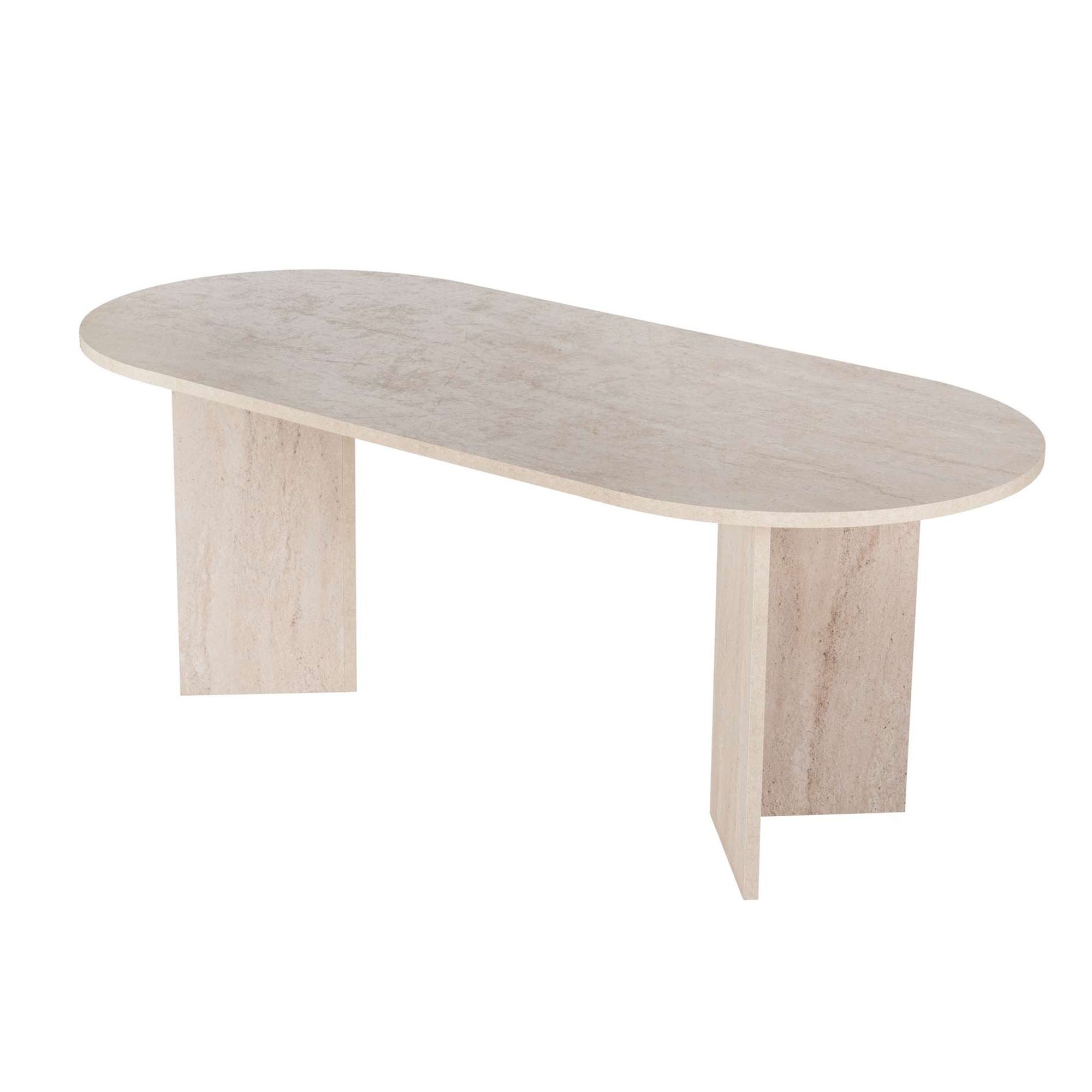 Rani Home Yemek Masası Traverten 200Cm GA-5321