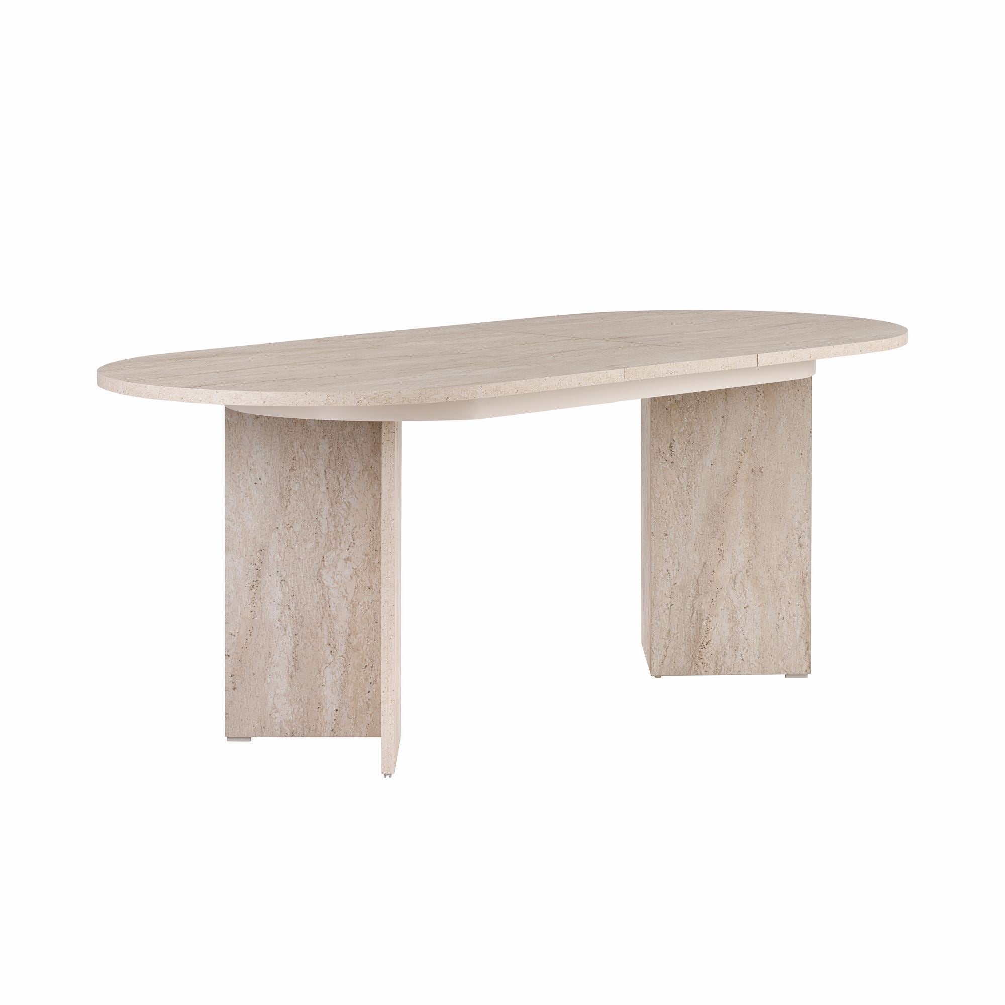 Rani Home Açılır Yemek Masası Traverten 160-200Cm GA-5345