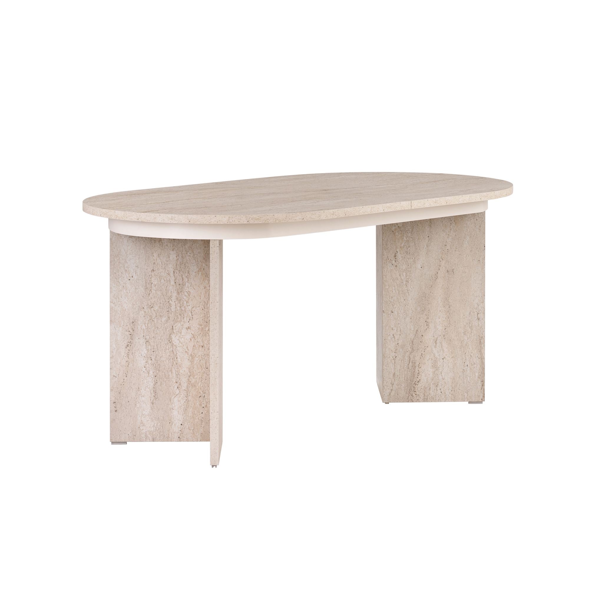Rani Home Açılır Yemek Masası Traverten 160-200Cm GA-5345