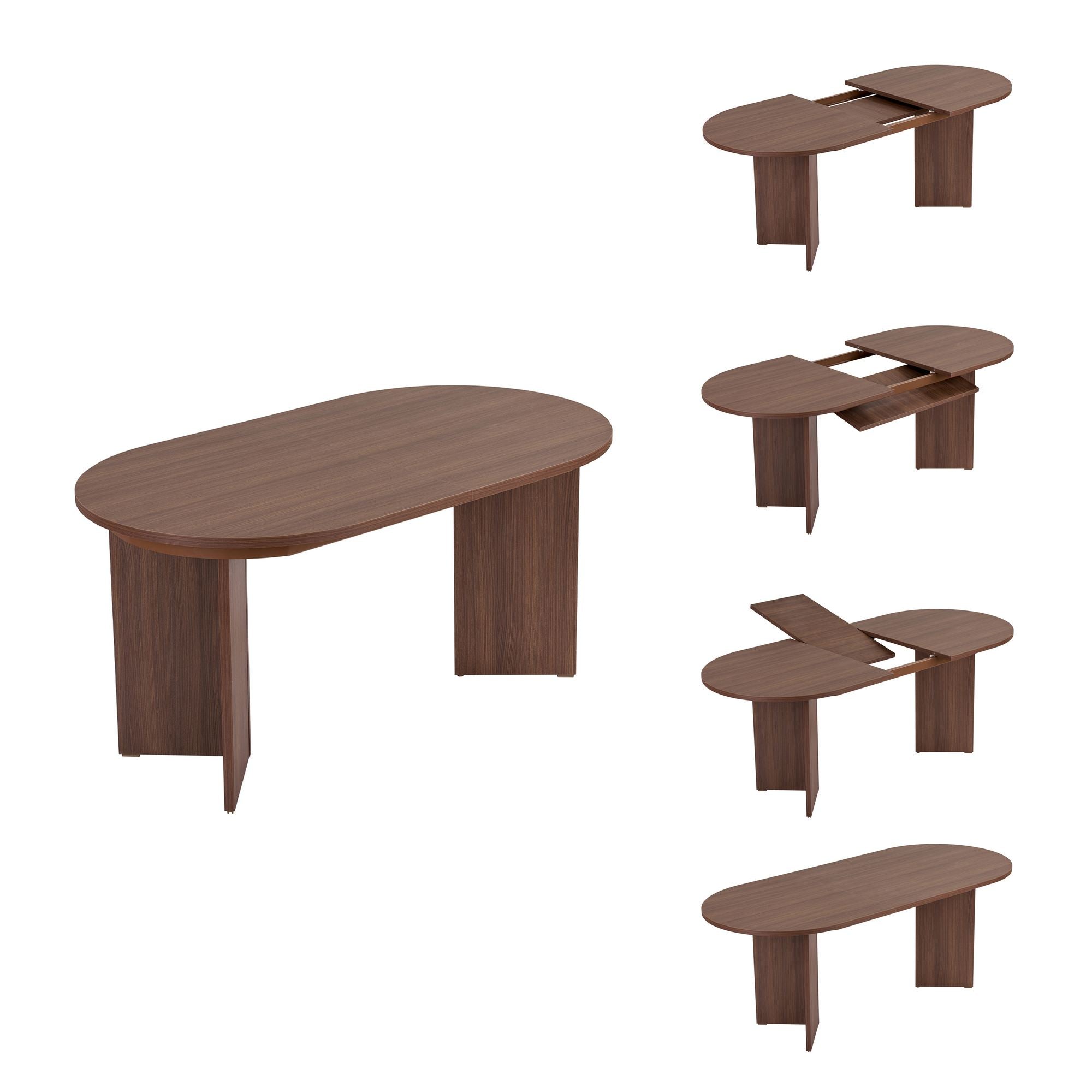 Rani Home Açılır Yemek Masası Milano Ceviz 160-200Cm GA-5344
