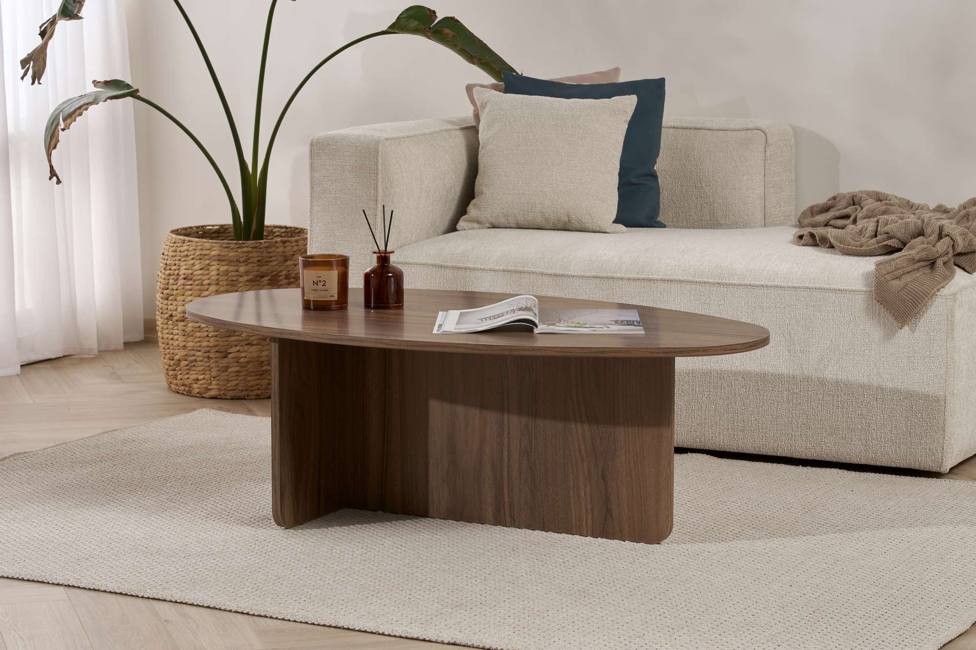 Rani Home Orta Sehpa Venezia Ceviz 120Cm AB-5406