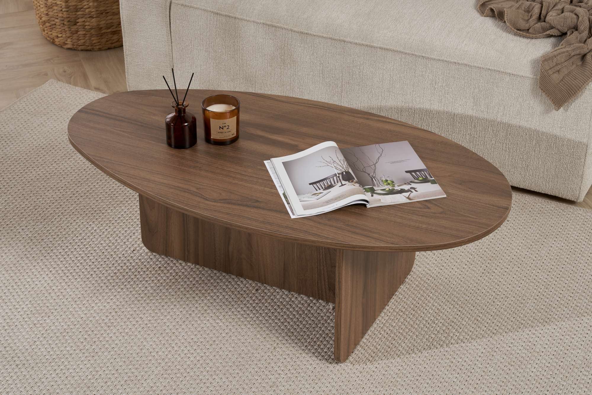 Rani Home Orta Sehpa Venezia Ceviz 120Cm AB-5406