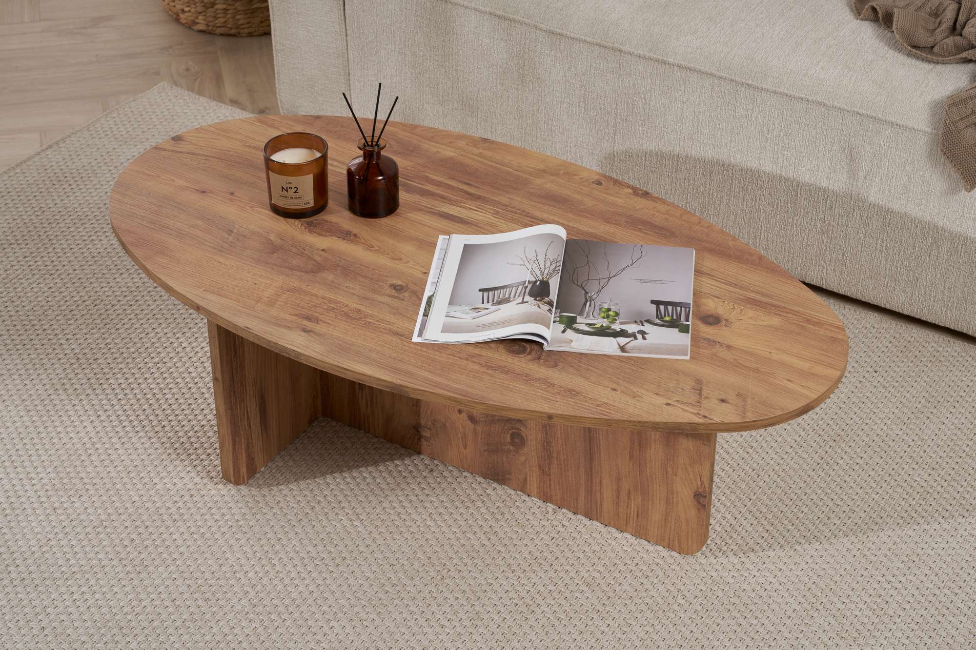 Rani Home Orta Sehpa Atlantik Çam 120Cm AB-5403