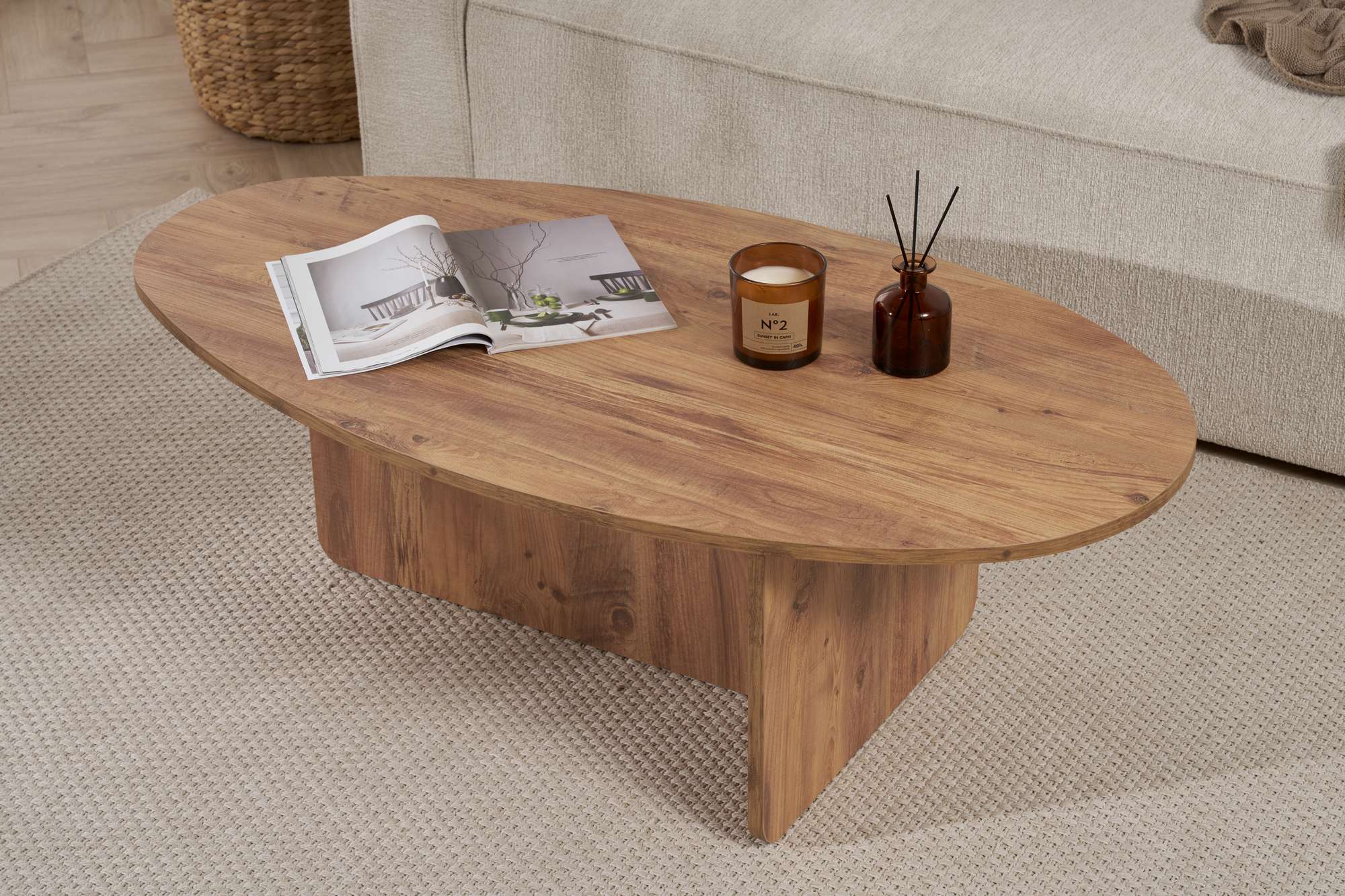 Rani Home Orta Sehpa Atlantik Çam 120Cm AB-5403