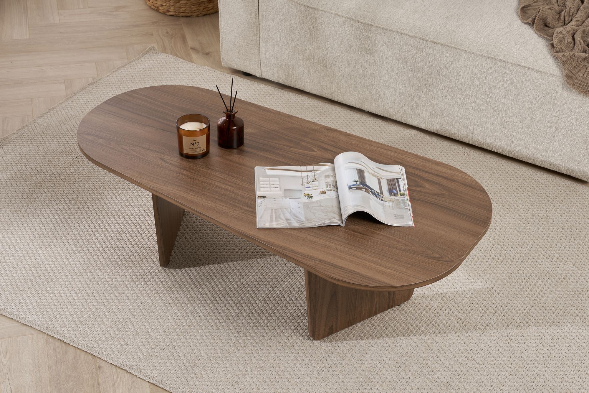 Rani Home Orta Sehpa Venezia Ceviz 130Cm AB-5414