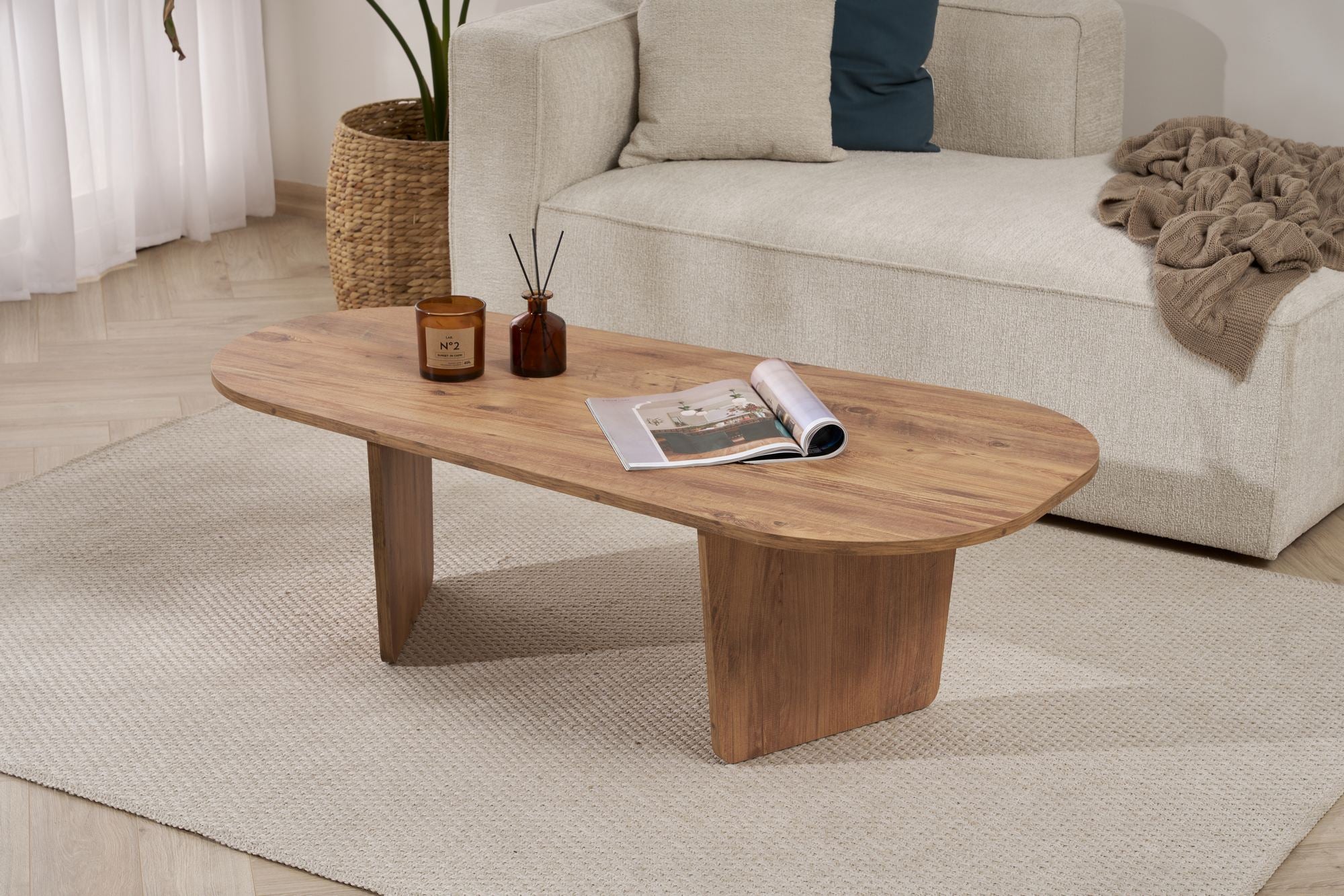 Rani Home Orta Sehpa Atlantik Çam 130Cm AB-5410