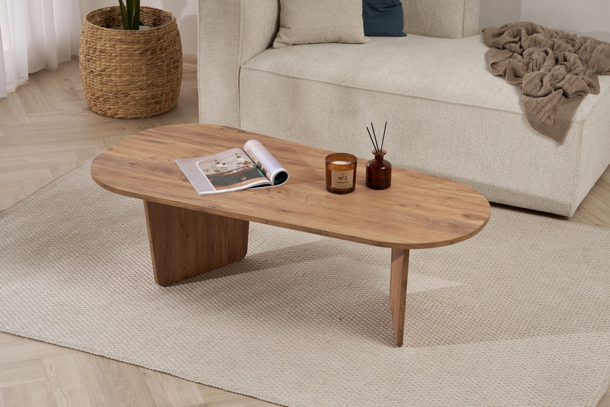 Rani Home Orta Sehpa Atlantik Çam 130Cm AB-5410