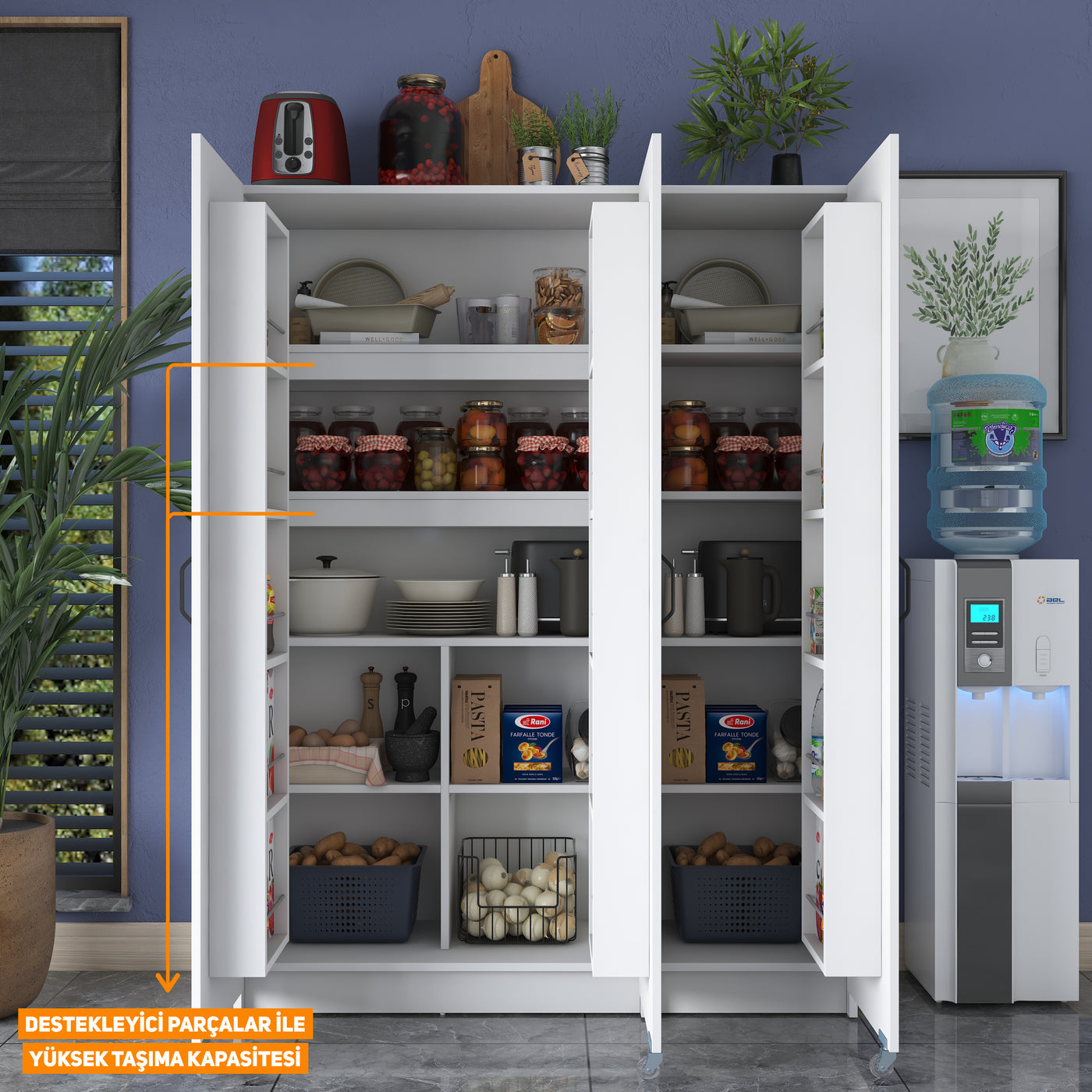 Muhteşem Kiler Dolabı modeli dekorasyonu