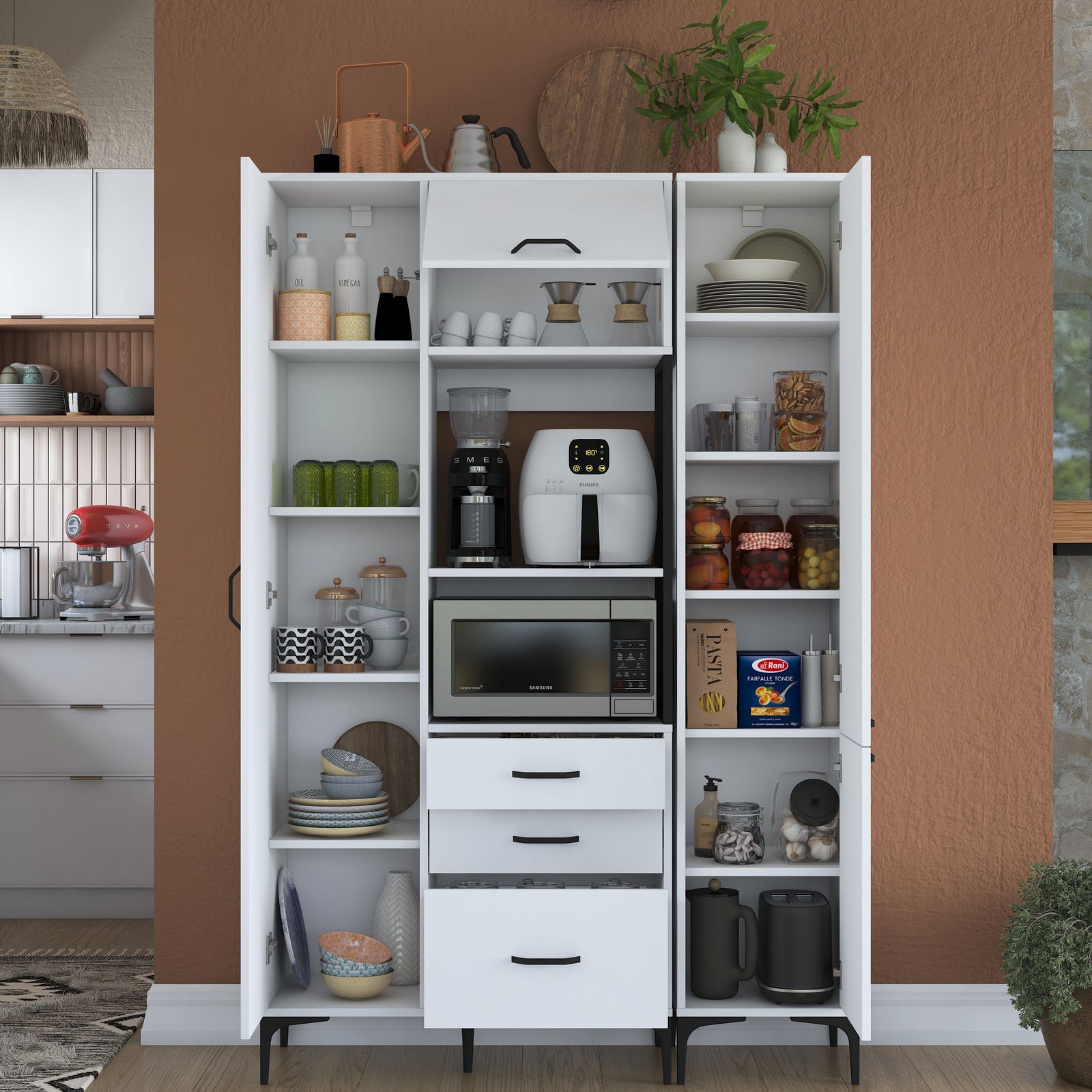 Muhteşem Kiler Dolabı modeli dekorasyonu