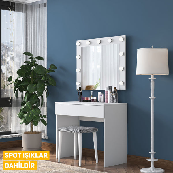 ışıklı kulis masa takımı
