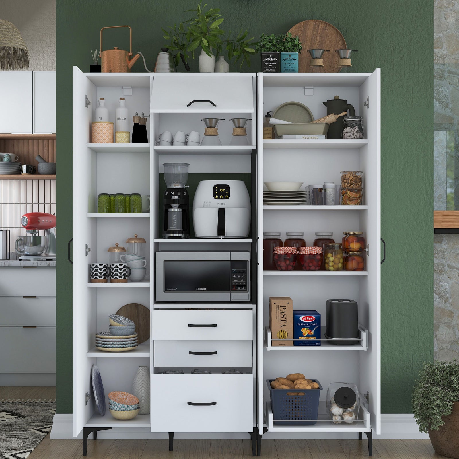 Muhteşem Çok Amaçlı Dolap modeli dekorasyonu