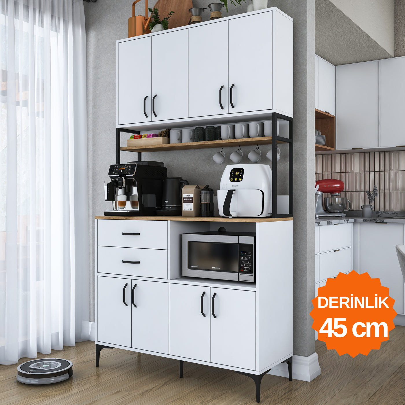 Muhteşem Çok Amaçlı Dolaplar modeli dekorasyonu