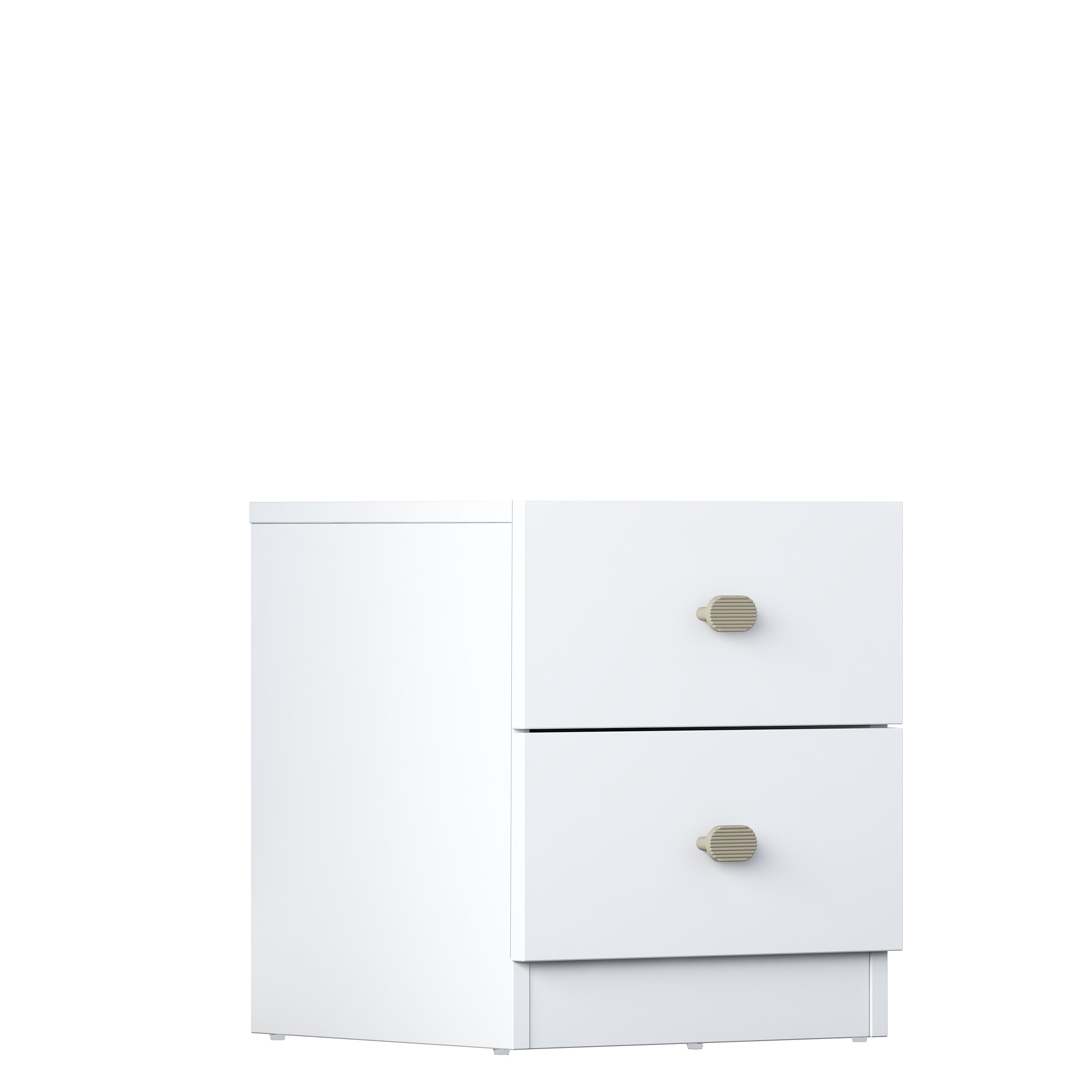 Rani BD111 Modern Komodin 2 Çekmeceli Yatak Odası Beyaz