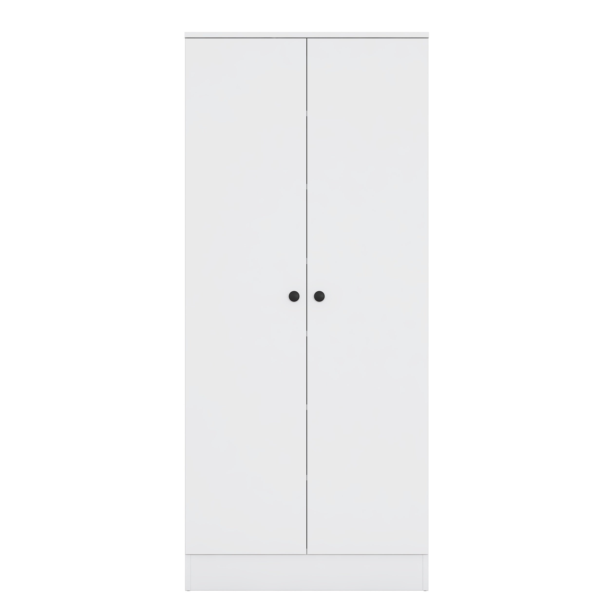 Rani EA148 Modern Portmanto 2 Kapaklı Raflı Ayakkabılık Vestiyer Beyaz