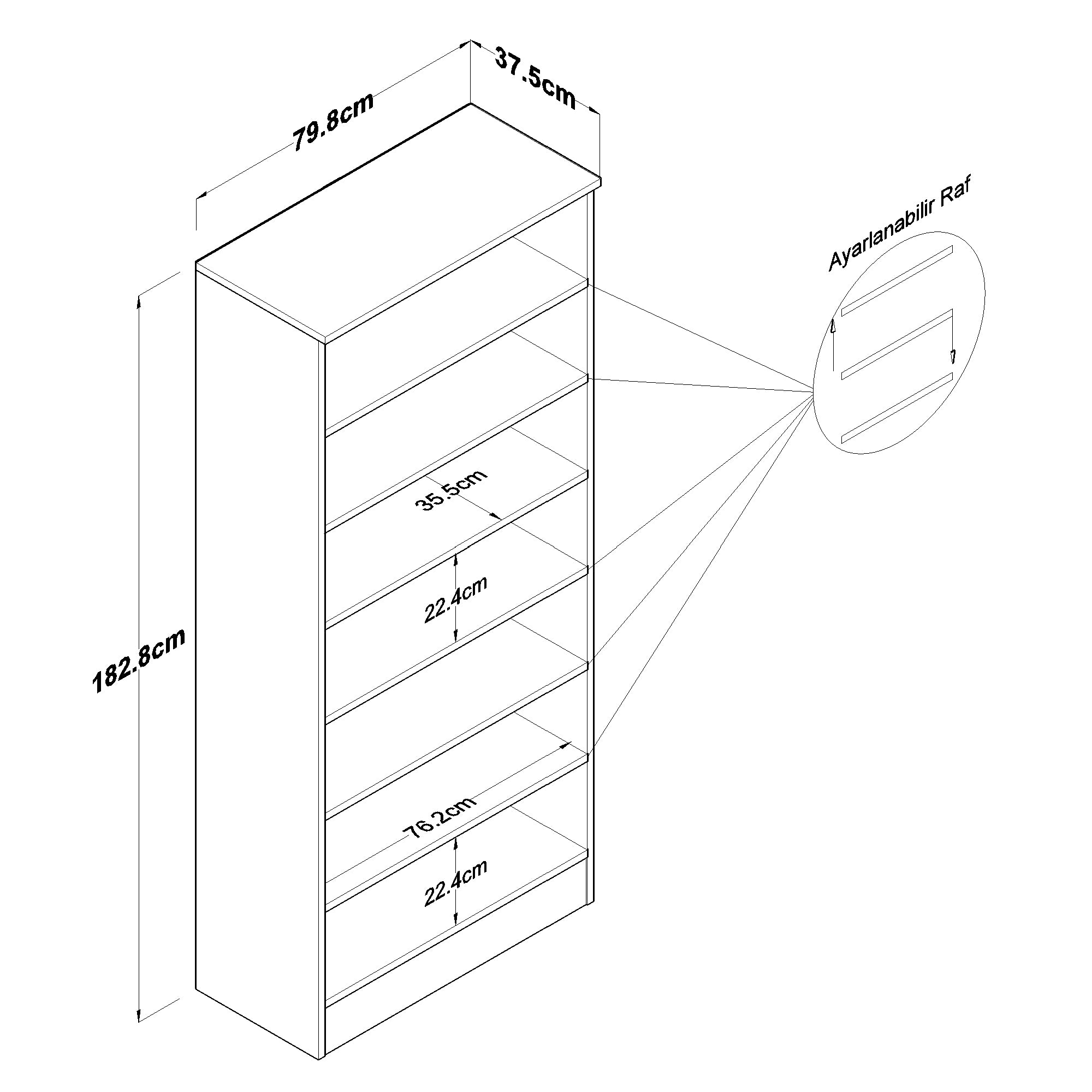 Rani EA148 Modern Portmanto 2 Kapaklı Raflı Ayakkabılık Vestiyer Beyaz
