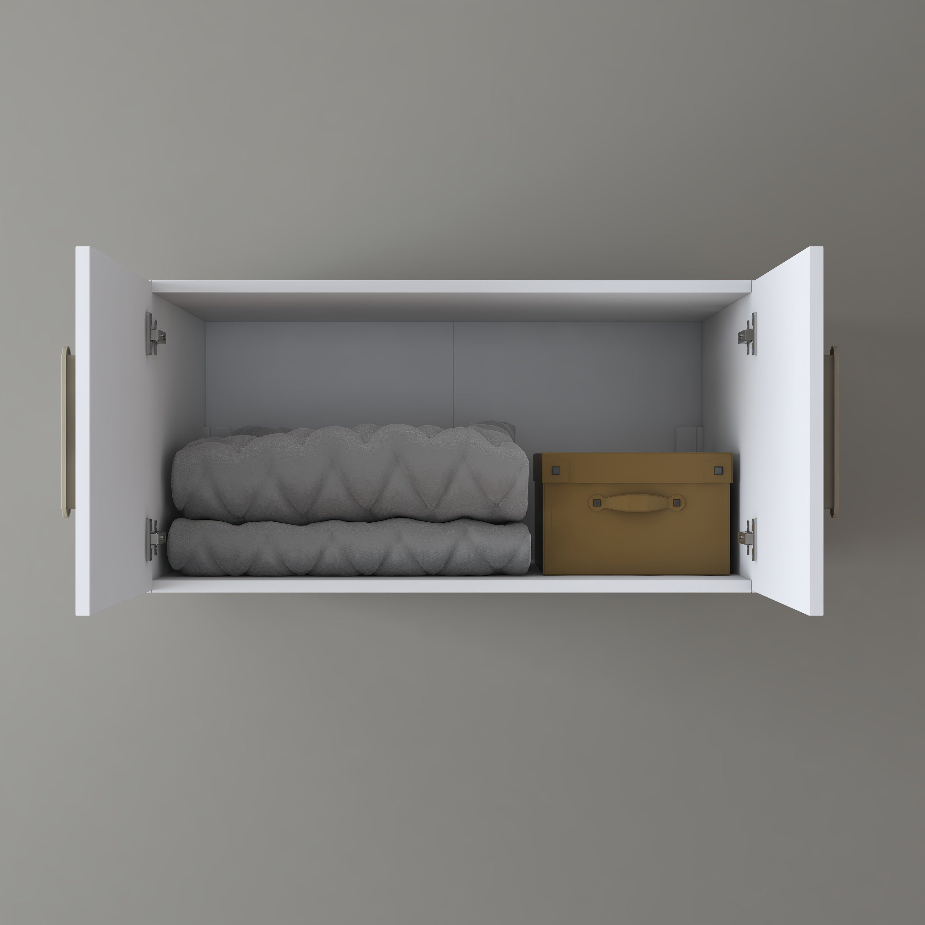 Rani BA166 Gardırop Çok Amaçlı Üst Modül Beyaz