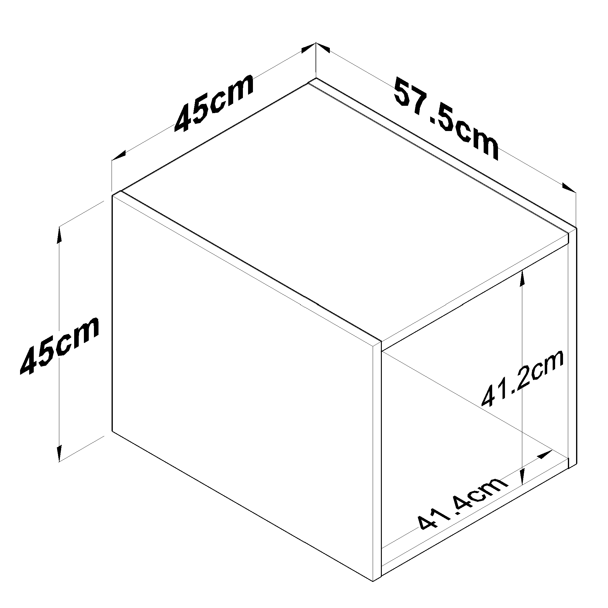Rani BA167 Gardırop Çok Amaçlı Üst Modül Beyaz