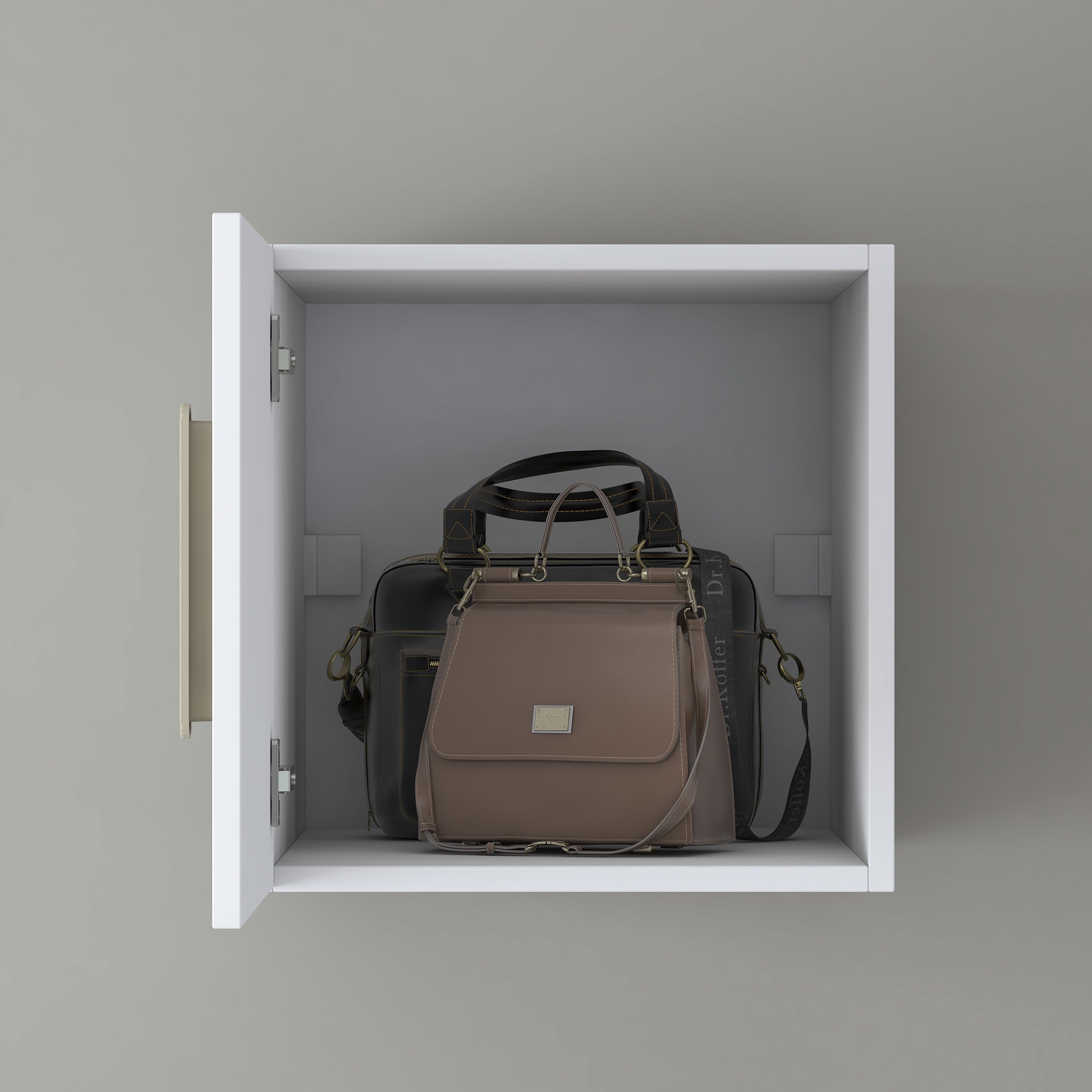 Rani BA167 Gardırop Çok Amaçlı Üst Modül Beyaz