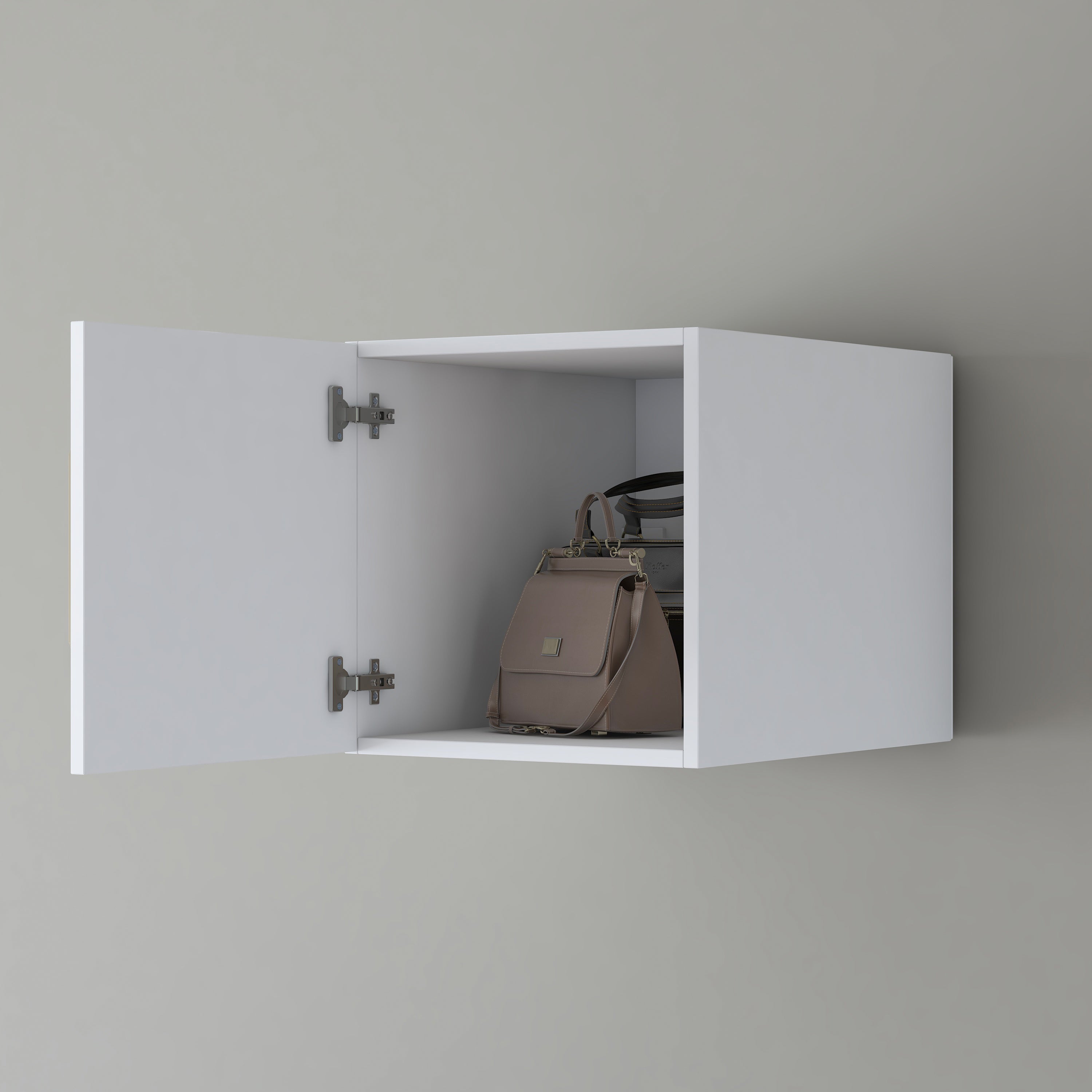 Rani BA167 Gardırop Çok Amaçlı Üst Modül Beyaz