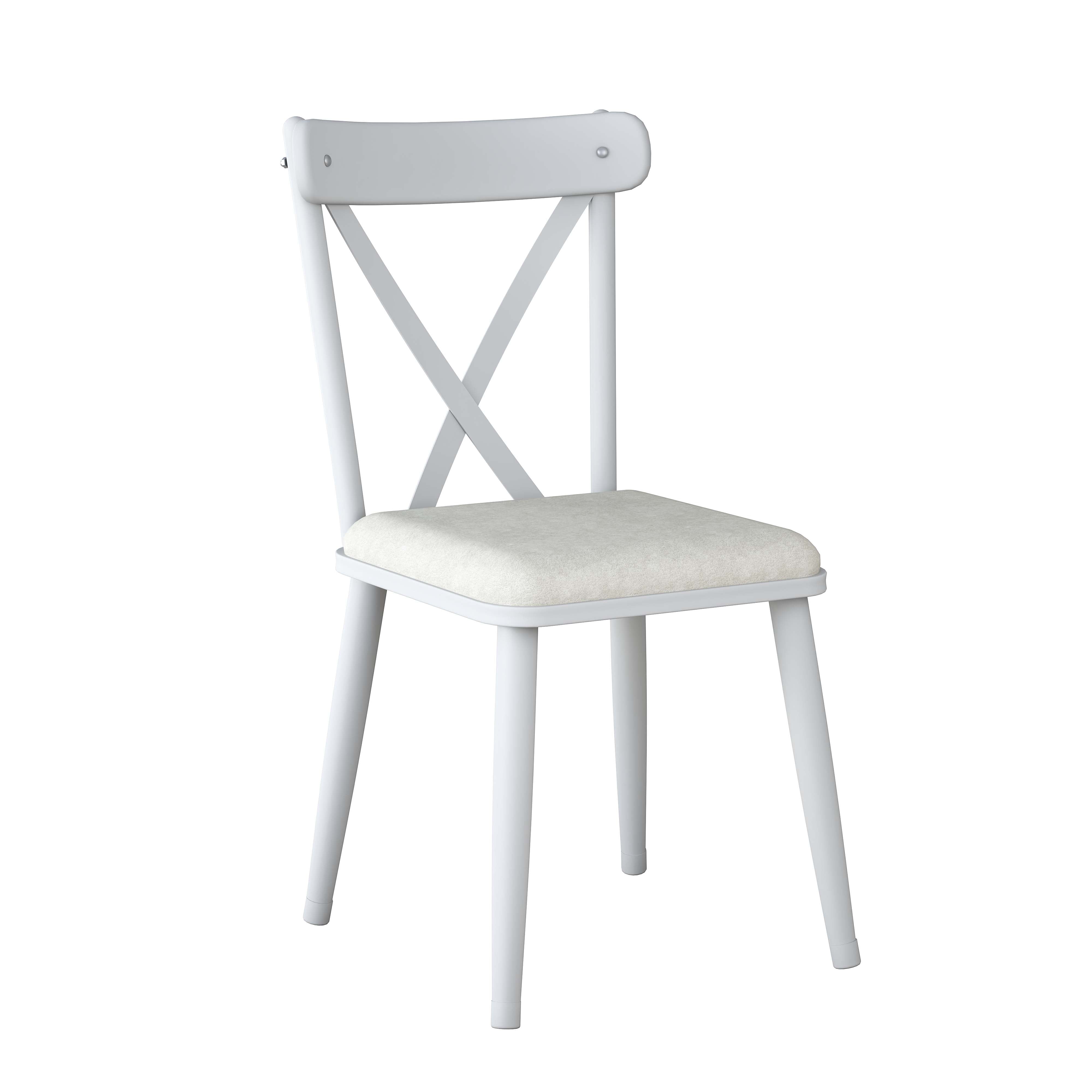 Rani JB108 Metal Sandalye Thonet Sandalye 4'lü Mutfak Yemek Masası Sandalyesi Beyaz