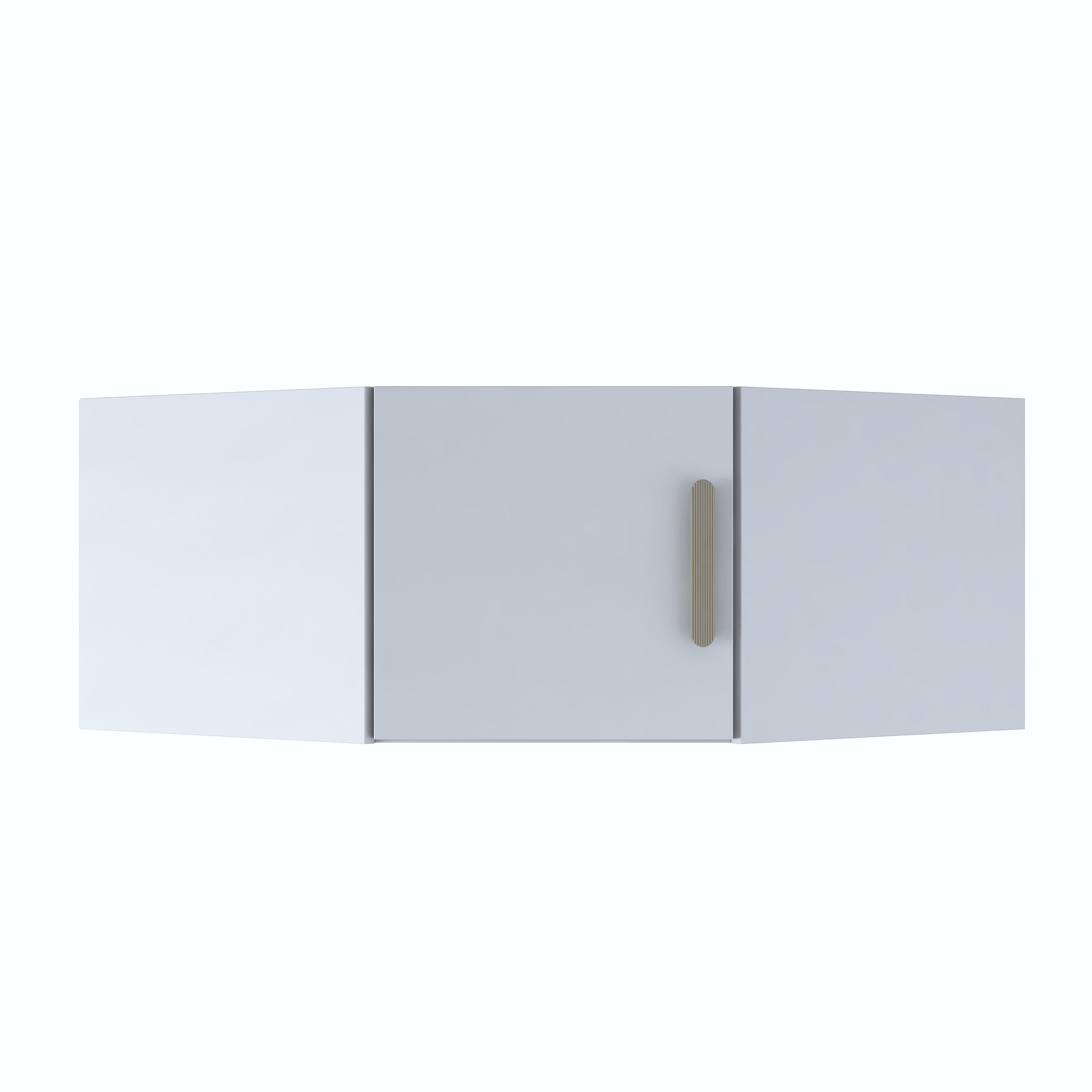 Rani BA168 Gardırop Çok Amaçlı Köşe Üst Modül Beyaz