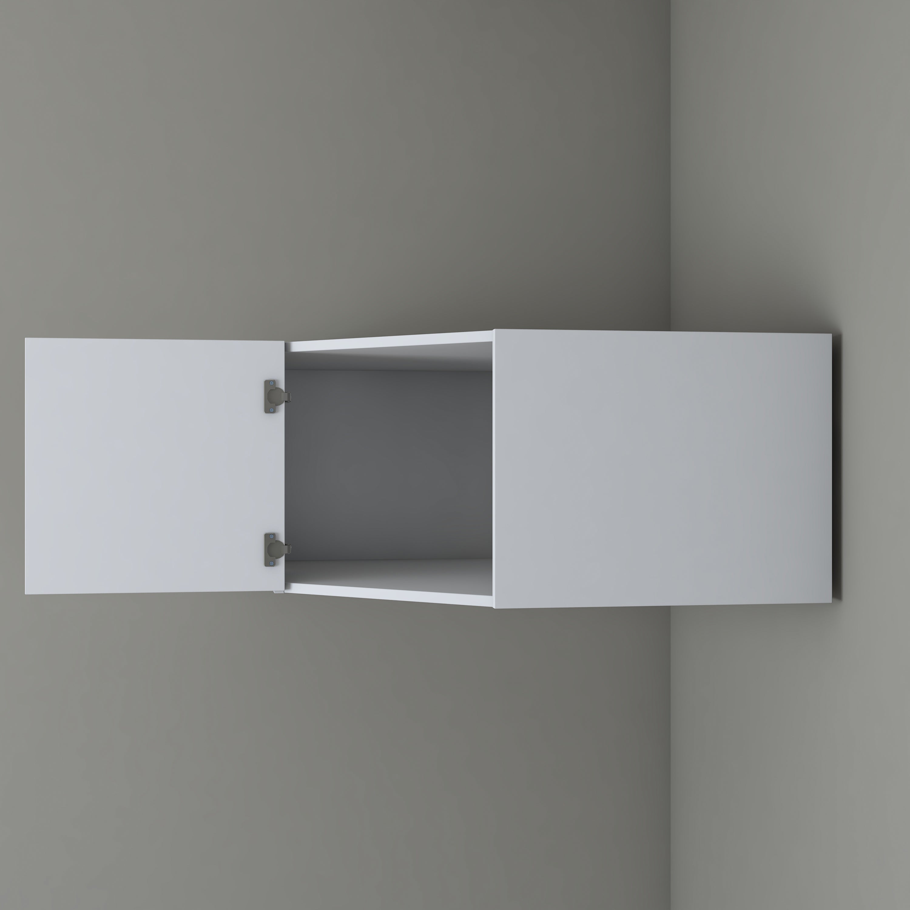 Rani BA168 Gardırop Çok Amaçlı Köşe Üst Modül Beyaz