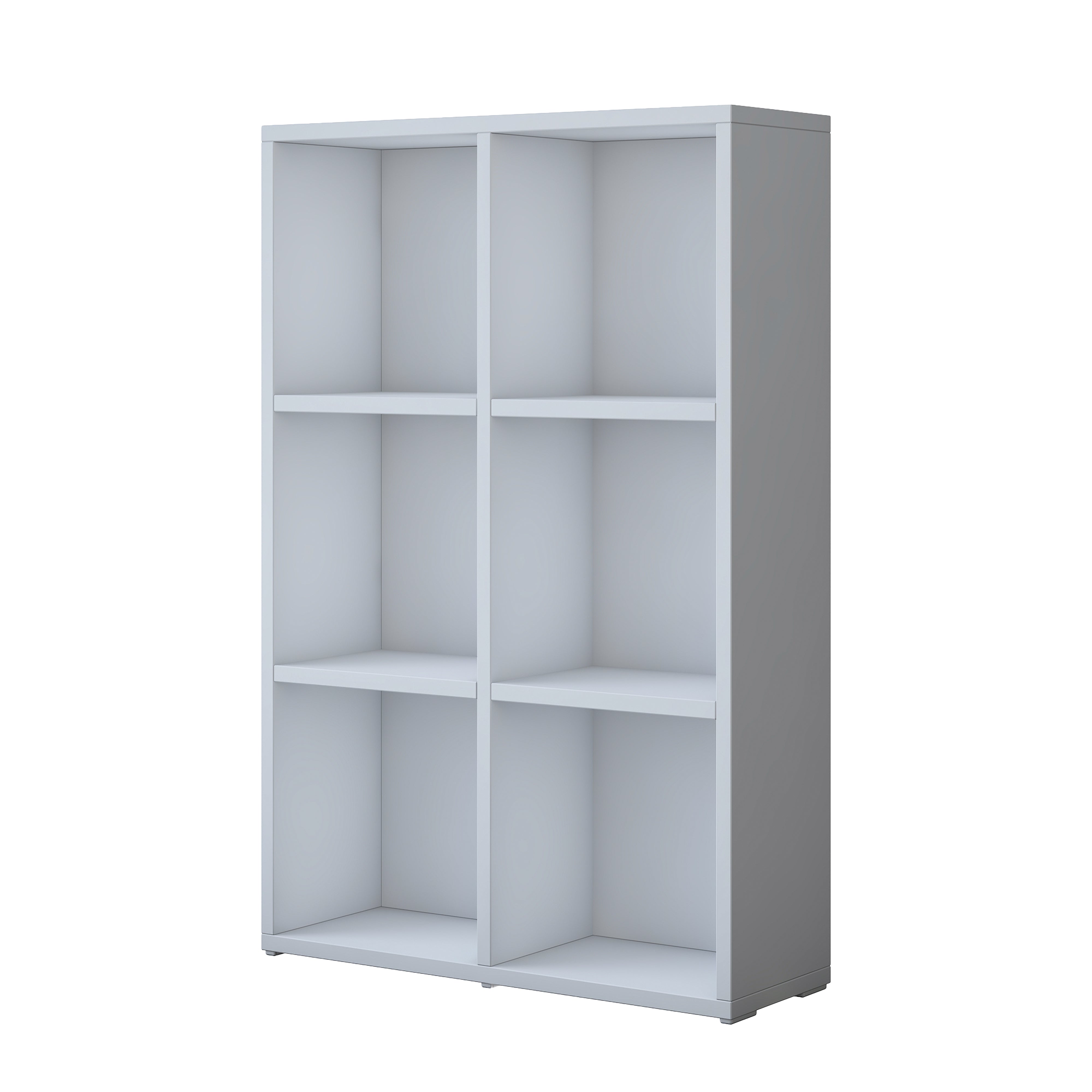 Rani HC120 Kitaplık 4 Raflı Çalışma Odası Kütüphane Modern Duvar Rafı Beyaz