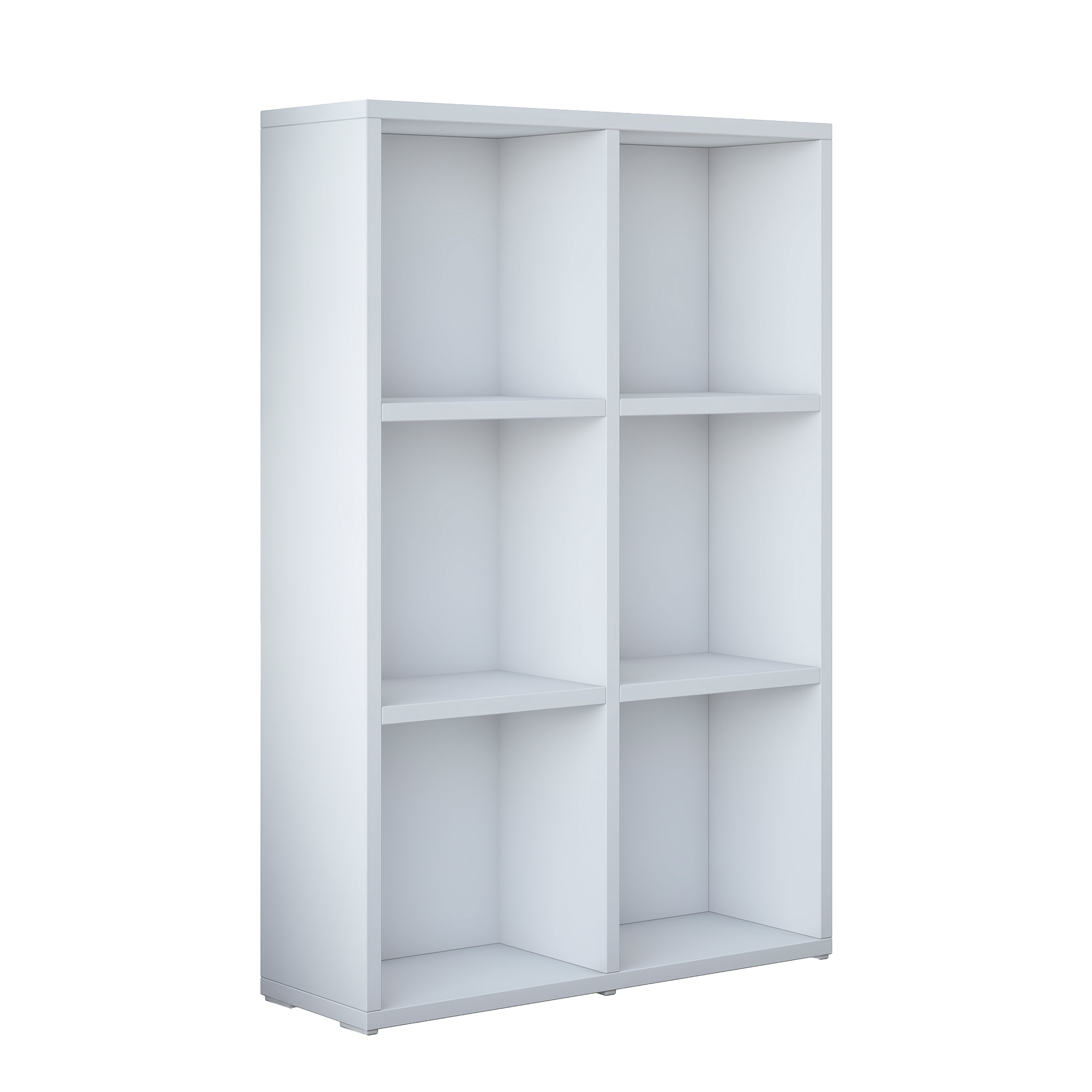 Rani HC120 Kitaplık 4 Raflı Çalışma Odası Kütüphane Modern Duvar Rafı Beyaz
