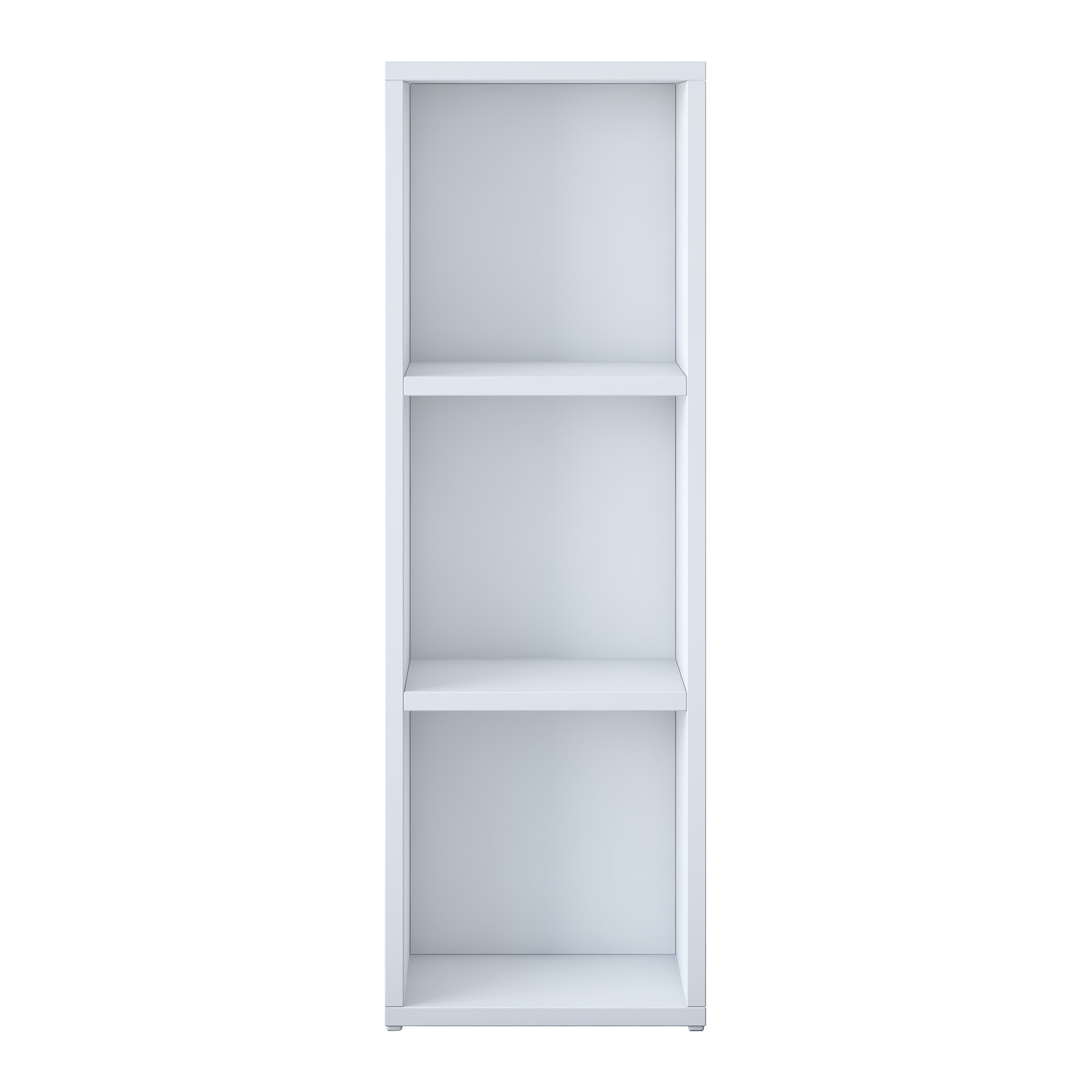 Rani HC119 Kitaplık 2 Raflı Çalışma Odası Kütüphane Modern Duvar Rafı Beyaz