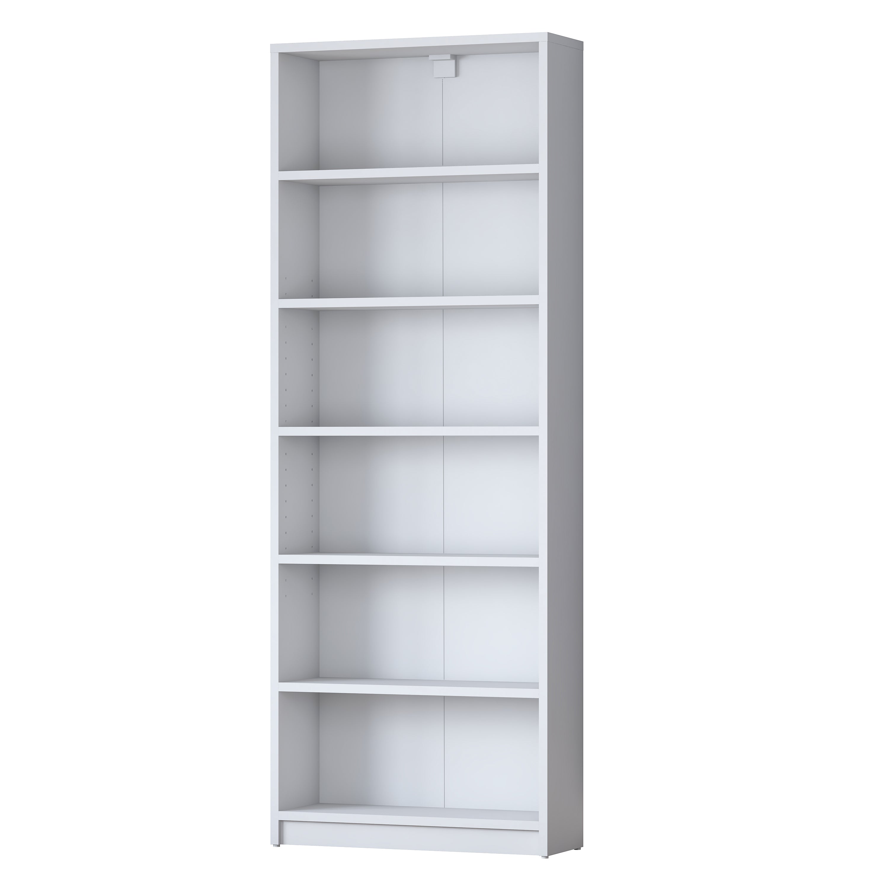 Rani HC122 Kitaplık 5 Raflı Çalışma Odası Kütüphane Modern Duvar Rafı Beyaz