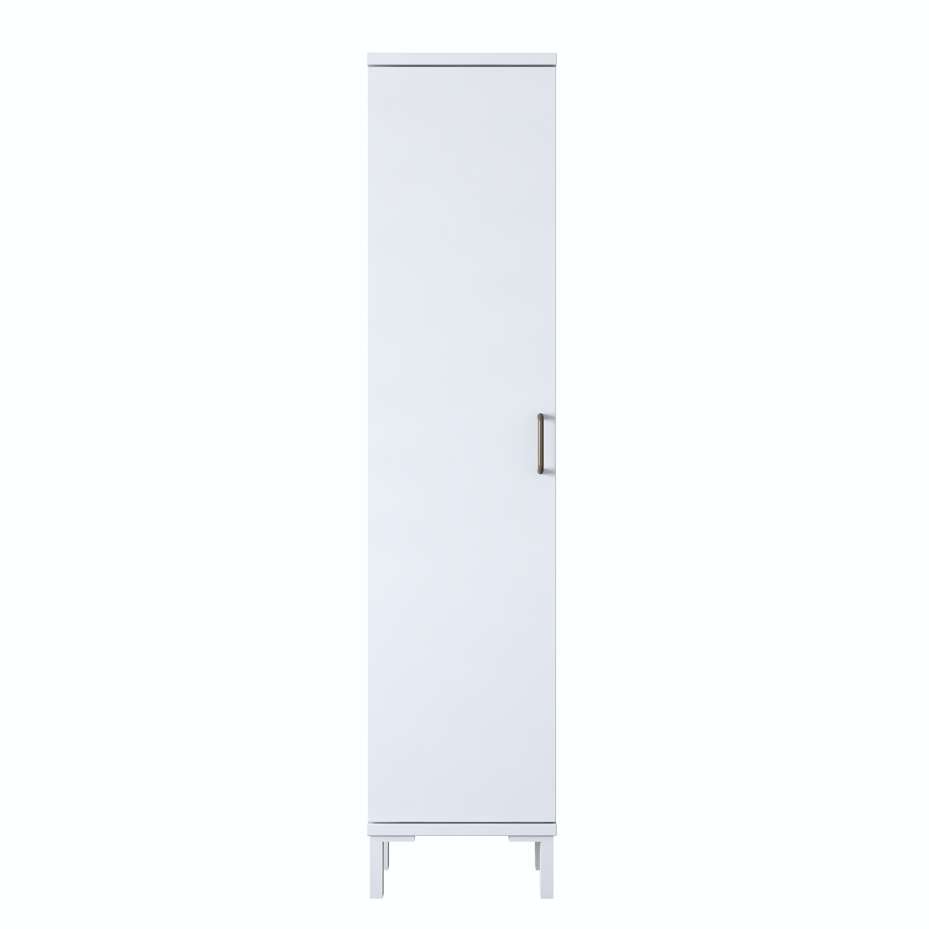 Rani KC110 Banyo Dolabı Tek Kapaklı 3 Raflı Çok Amaçlı Dolap Beyaz