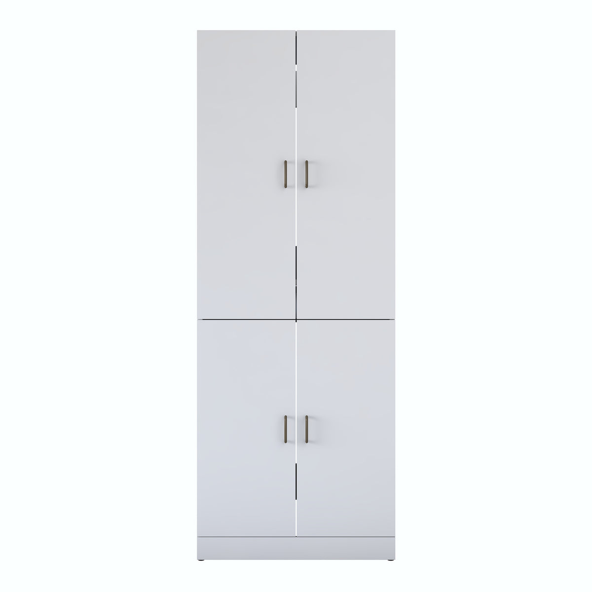 Rani KD126 Çamaşır Ve Kurutma Makinesi Dolabı 4 Kapaklı Çekmeceli Banyo Dolabı Beyaz