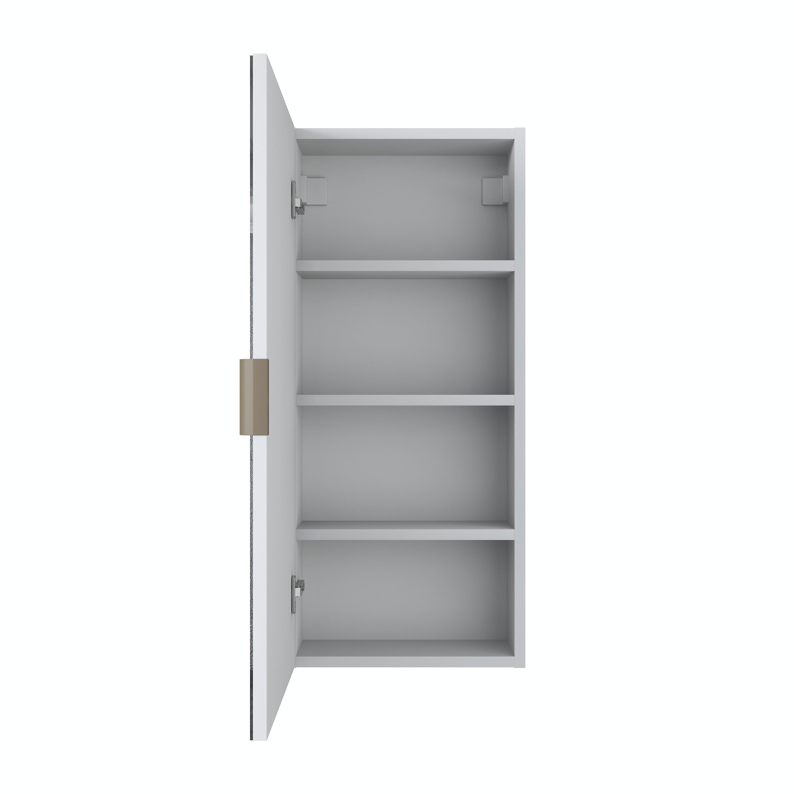 Rani KB109 Aynalı Banyo Dolabı Raflı Çok Amaçlı Dolap Beyaz