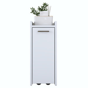 Rani KC108 Banyo Dolabı Tekerlekli Raflı Çekmeceli Çok Amaçlı Dolap Beyaz