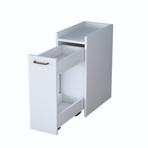 Rani KC108 Banyo Dolabı Tekerlekli Raflı Çekmeceli Çok Amaçlı Dolap Beyaz