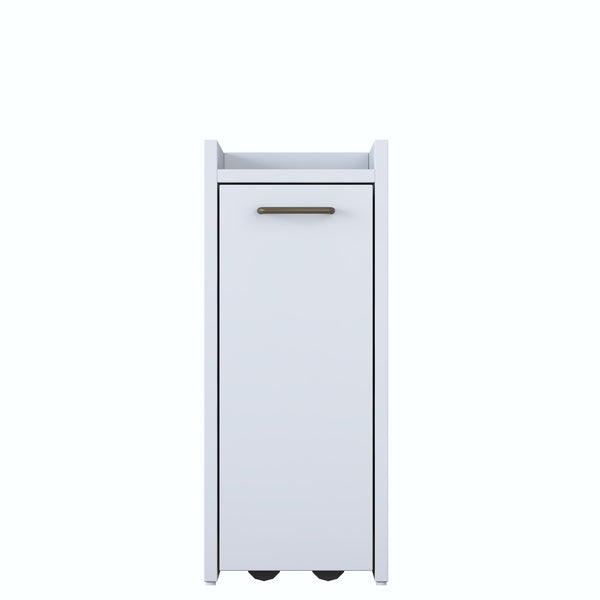 Rani KC108 Banyo Dolabı Tekerlekli Raflı Çekmeceli Çok Amaçlı Dolap Beyaz