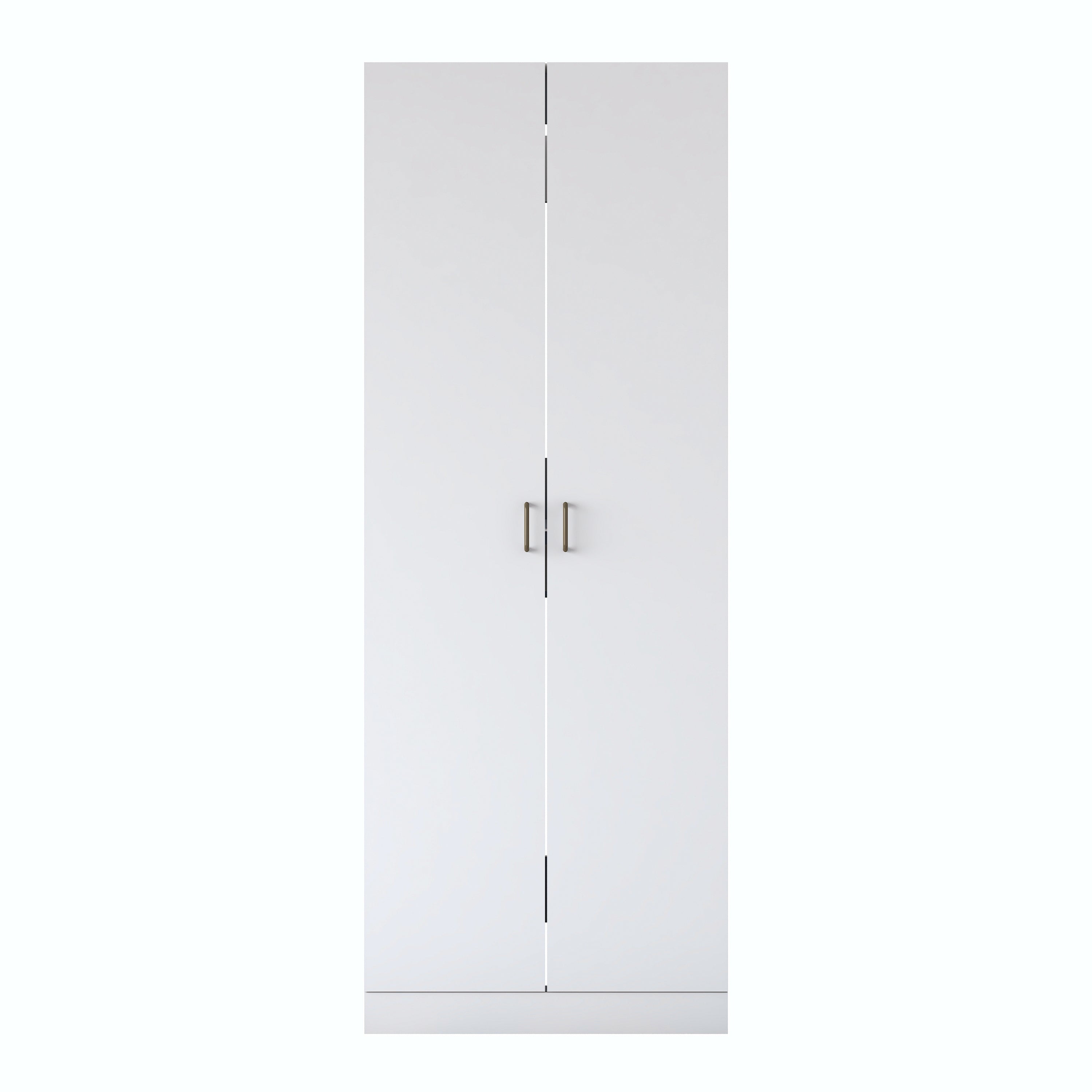 Rani KD125 Çamaşır Makinesi Dolabı 2 Kapaklı Raflı Çekmeceli Banyo Dolabı Beyaz