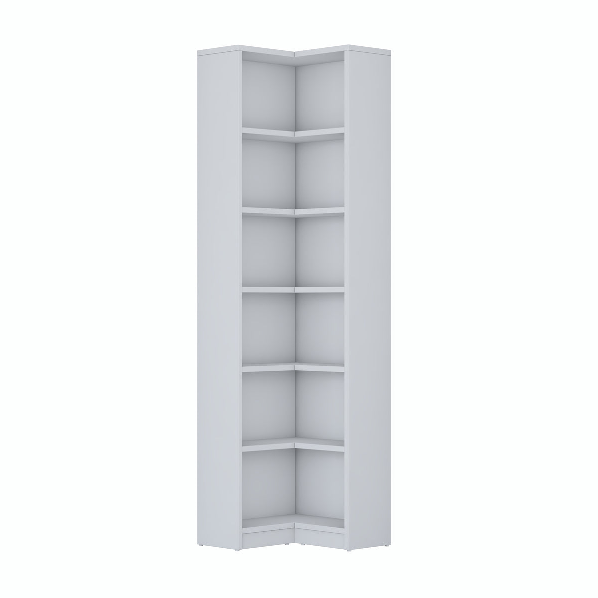 Rani HC147 Kitaplık 5 Raflı Çalışma Odası Kütüphane Modern Duvar Rafı Beyaz
