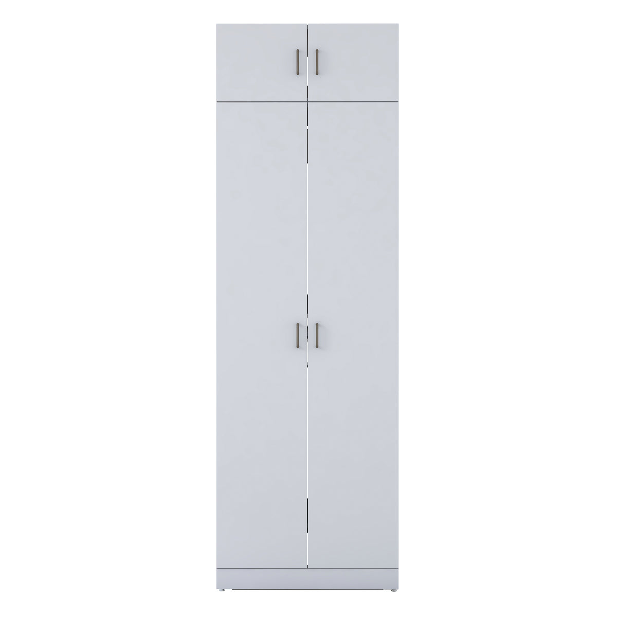 Rani KD141 Çamaşır Ve Kurutma Makinesi Dolabı 2 Kapaklı Çekmeceli Raflı Banyo Dolabı Beyaz