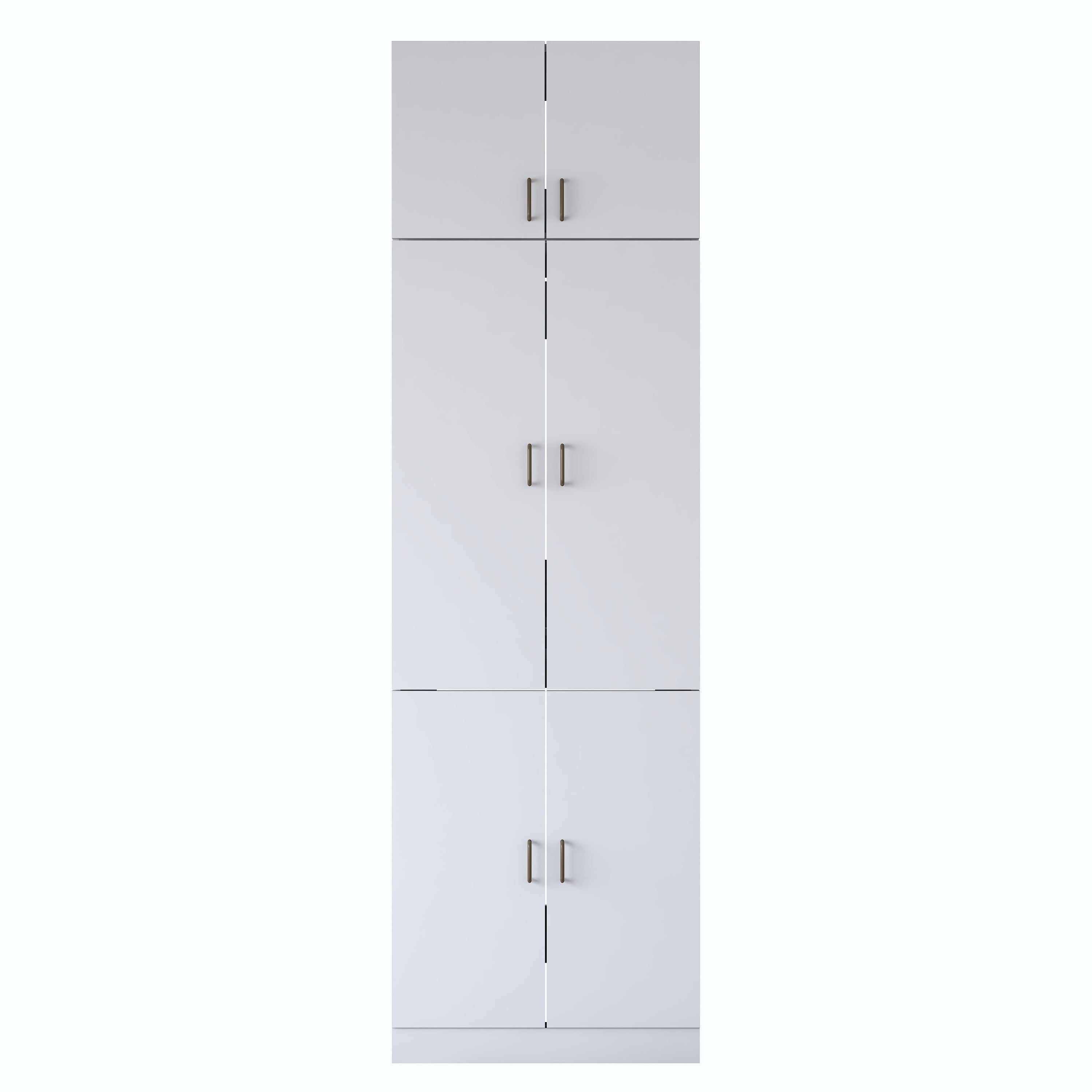 Rani KD145 Çamaşır Makinesi Dolabı 4 Kapaklı Çekmeceli Banyo Dolabı Beyaz