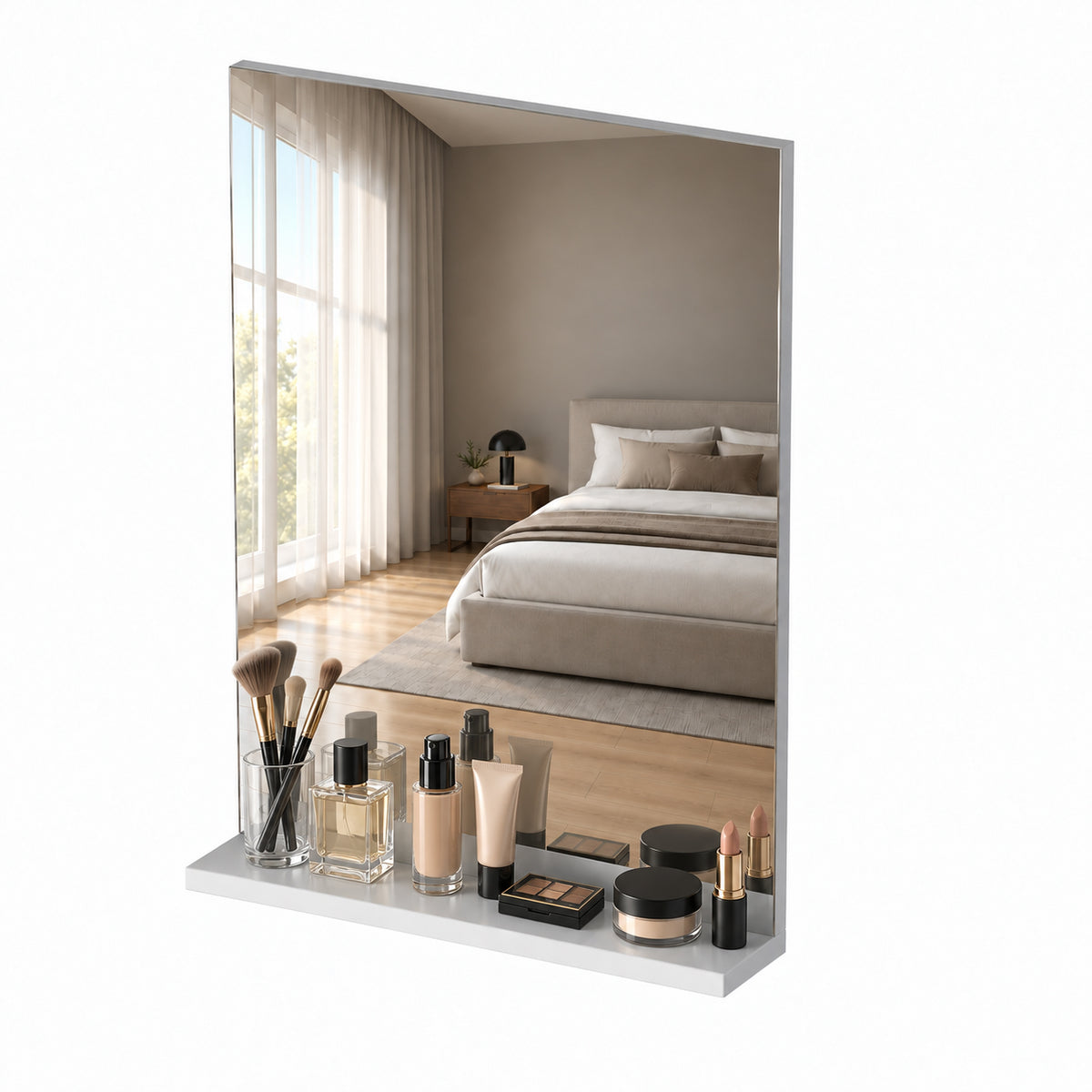 Rani EF118 Hollywood Kulis Makyaj Aynası Beyaz
